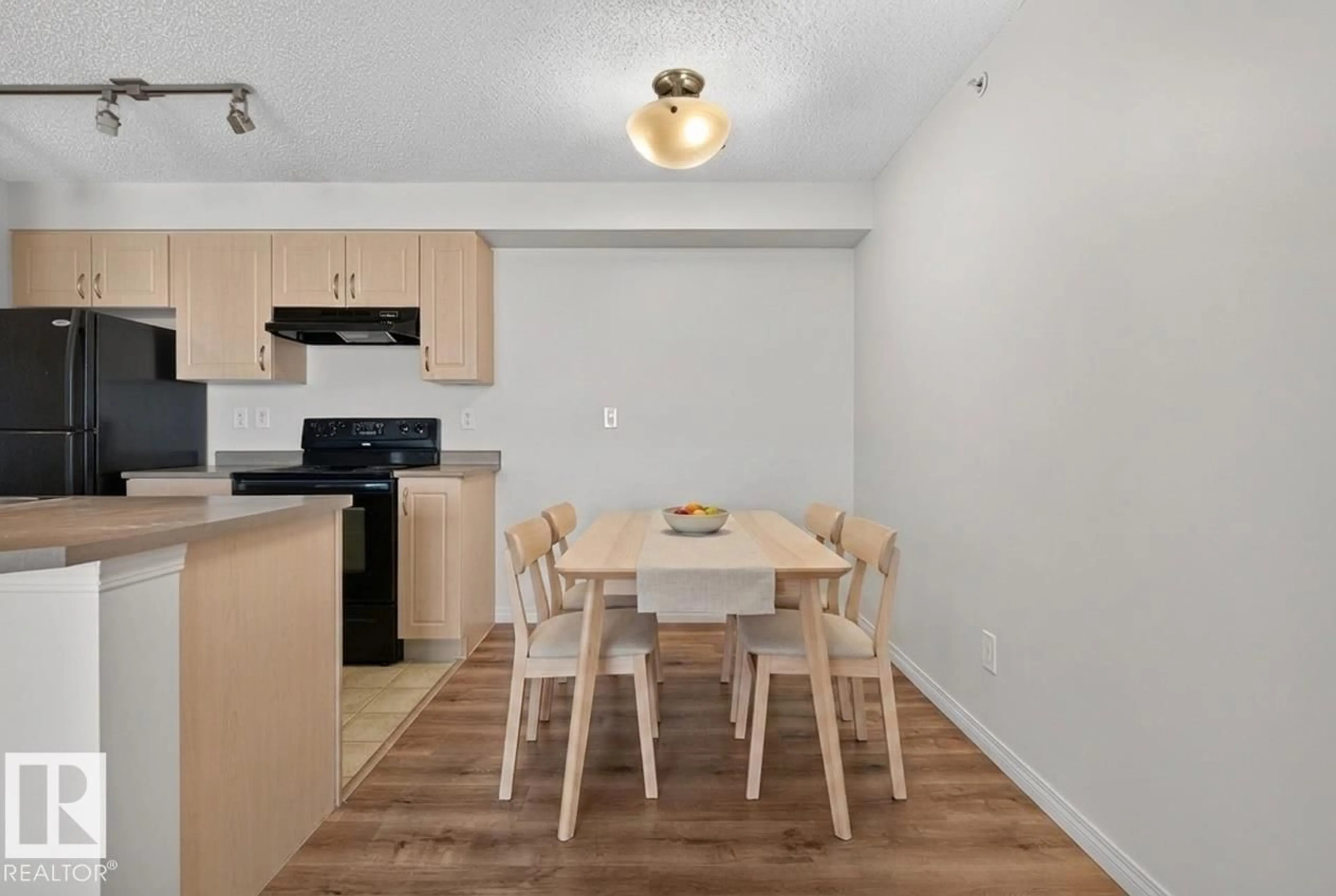 Standard kitchen, wood/laminate floor for #405 - 13907 136 ST, Edmonton Alberta T6V1Y5