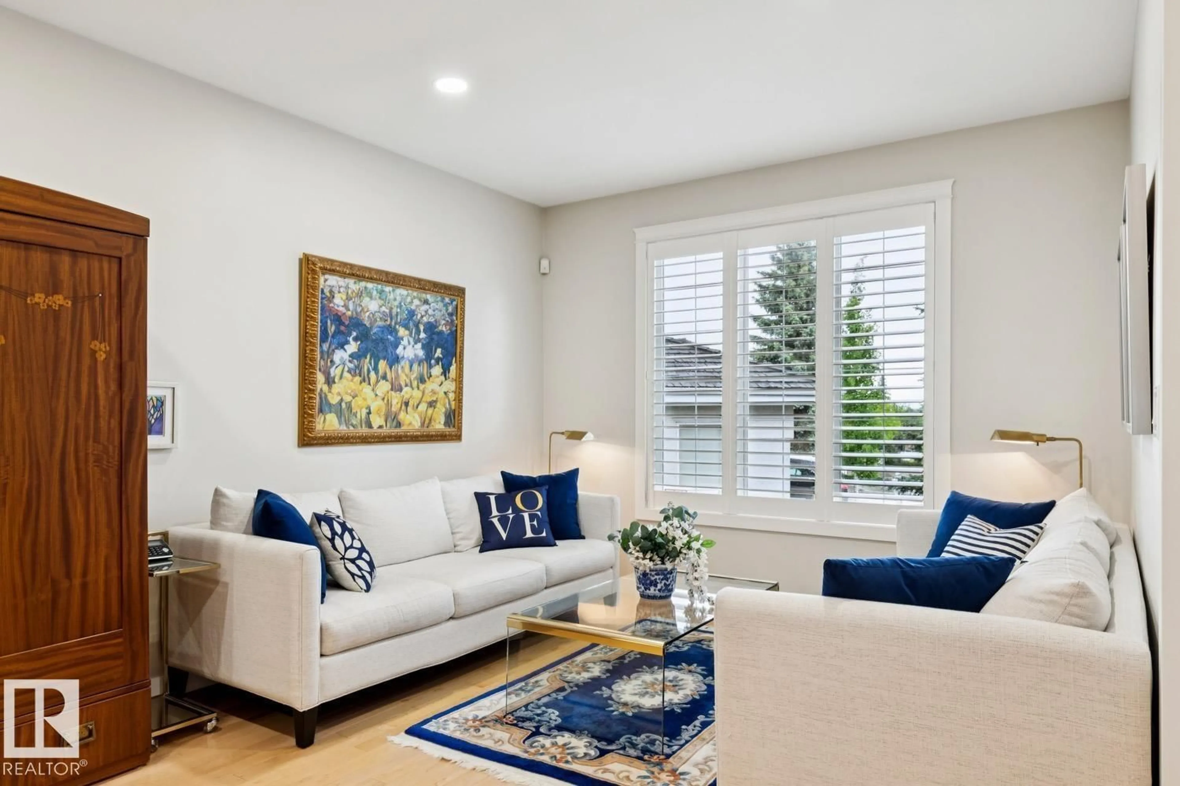 Living room with furniture, unknown for 1015 CARTER CREST RD, Edmonton Alberta T6R2K1