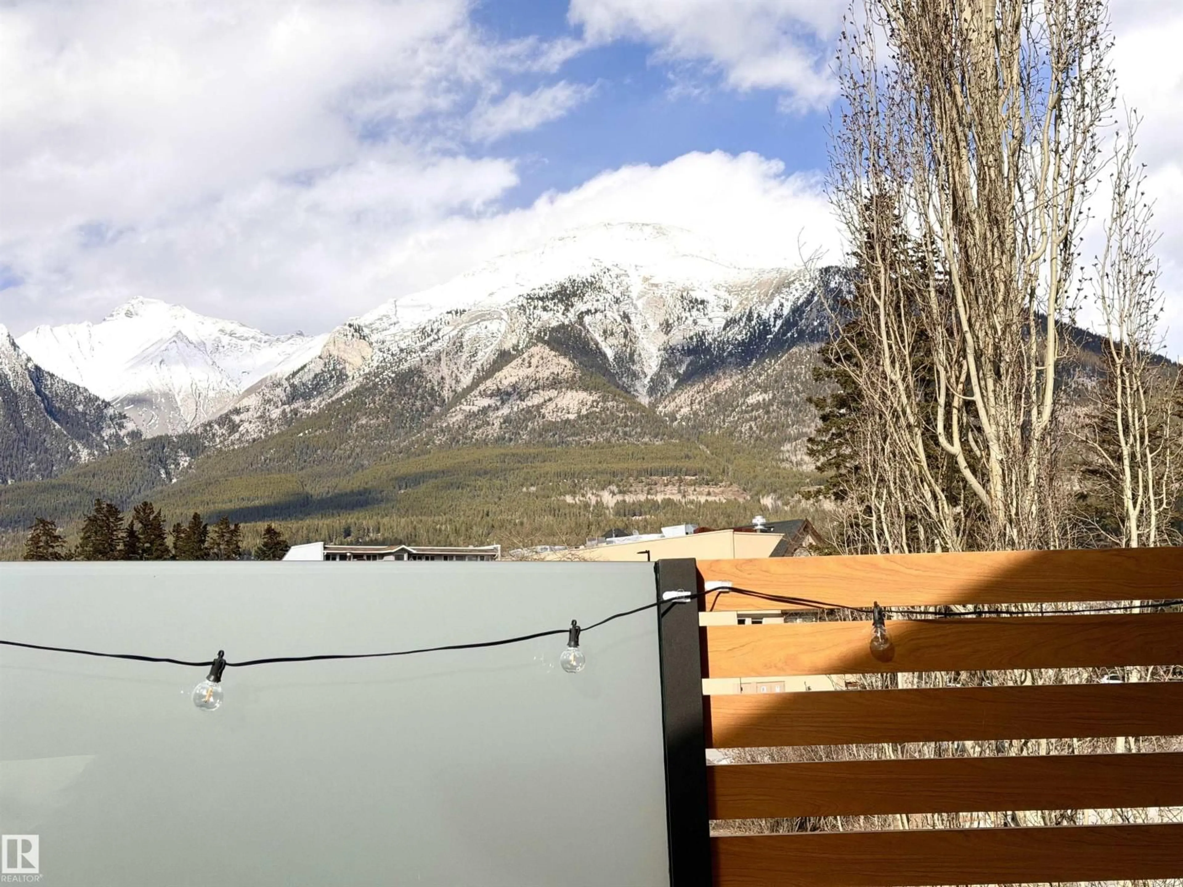 Balcony in the apartment, mountain view for 729 7TH ST, Canmore Alberta T1W2C3