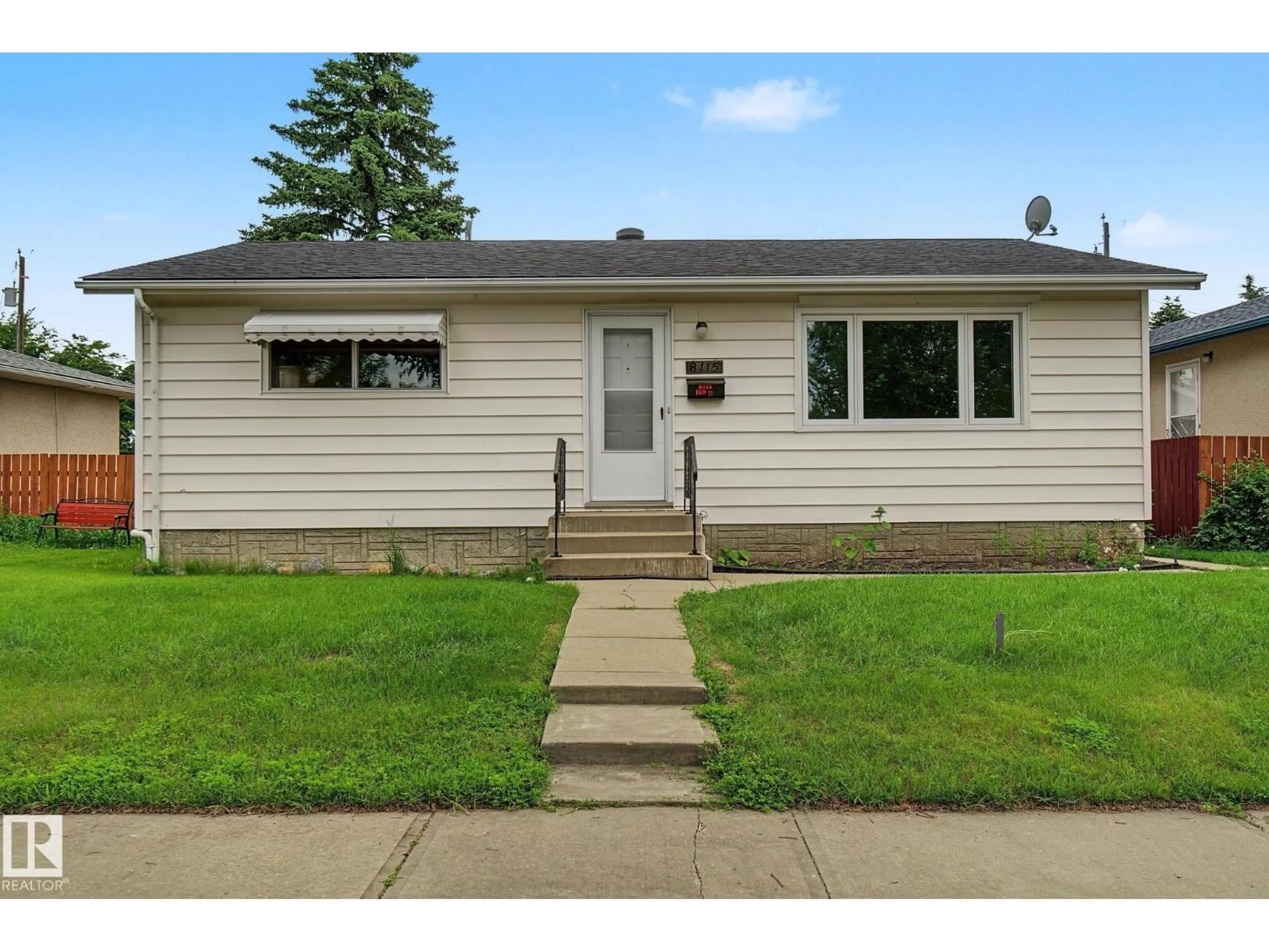 Home with vinyl exterior material, street for NW - 8115 169 ST, Edmonton Alberta T5R2W4