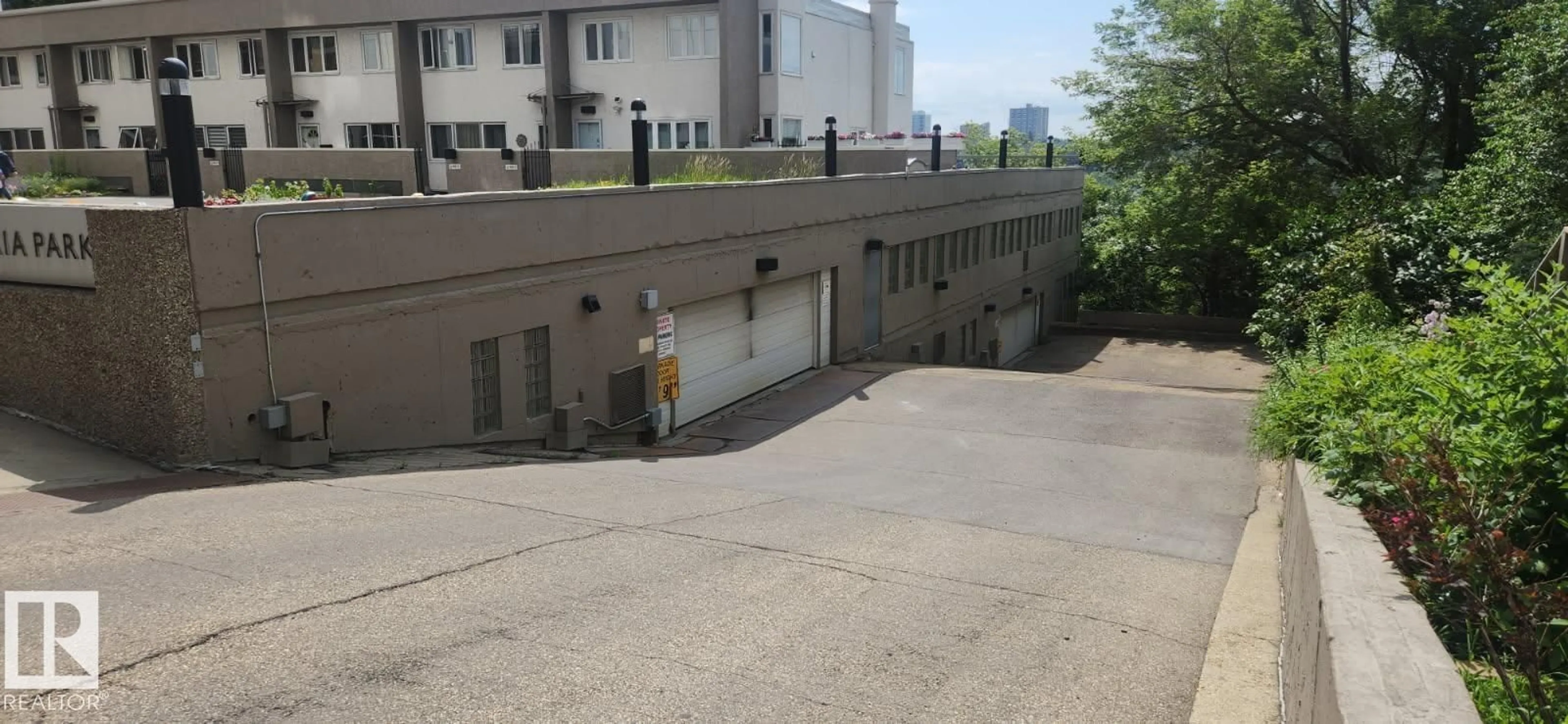 Patio, building for #407 - 9835 113 ST, Edmonton Alberta T5K1N4