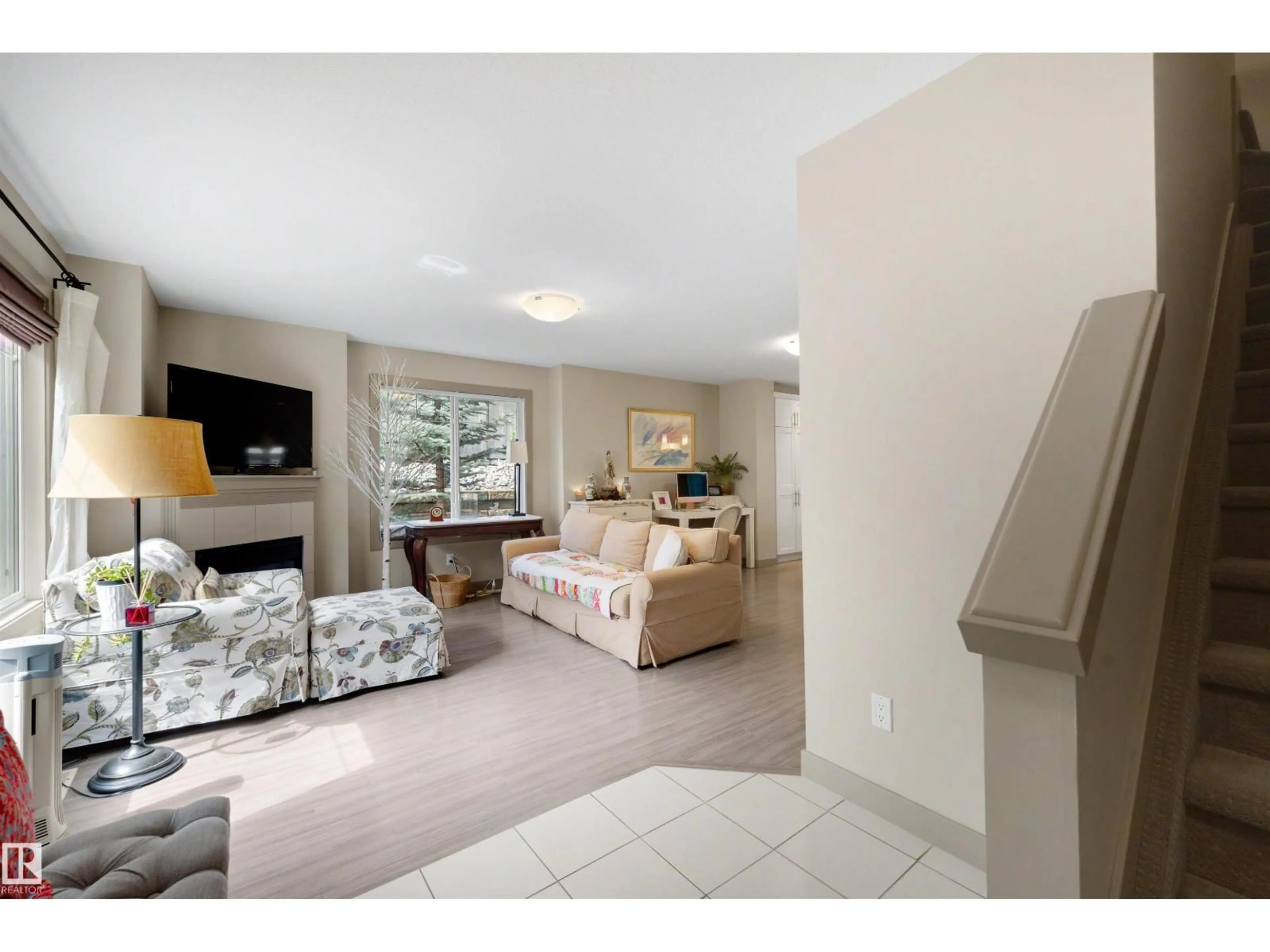 Living room with furniture, unknown for 33 - 1150 WINDERMERE WY, Edmonton Alberta T6W2B6