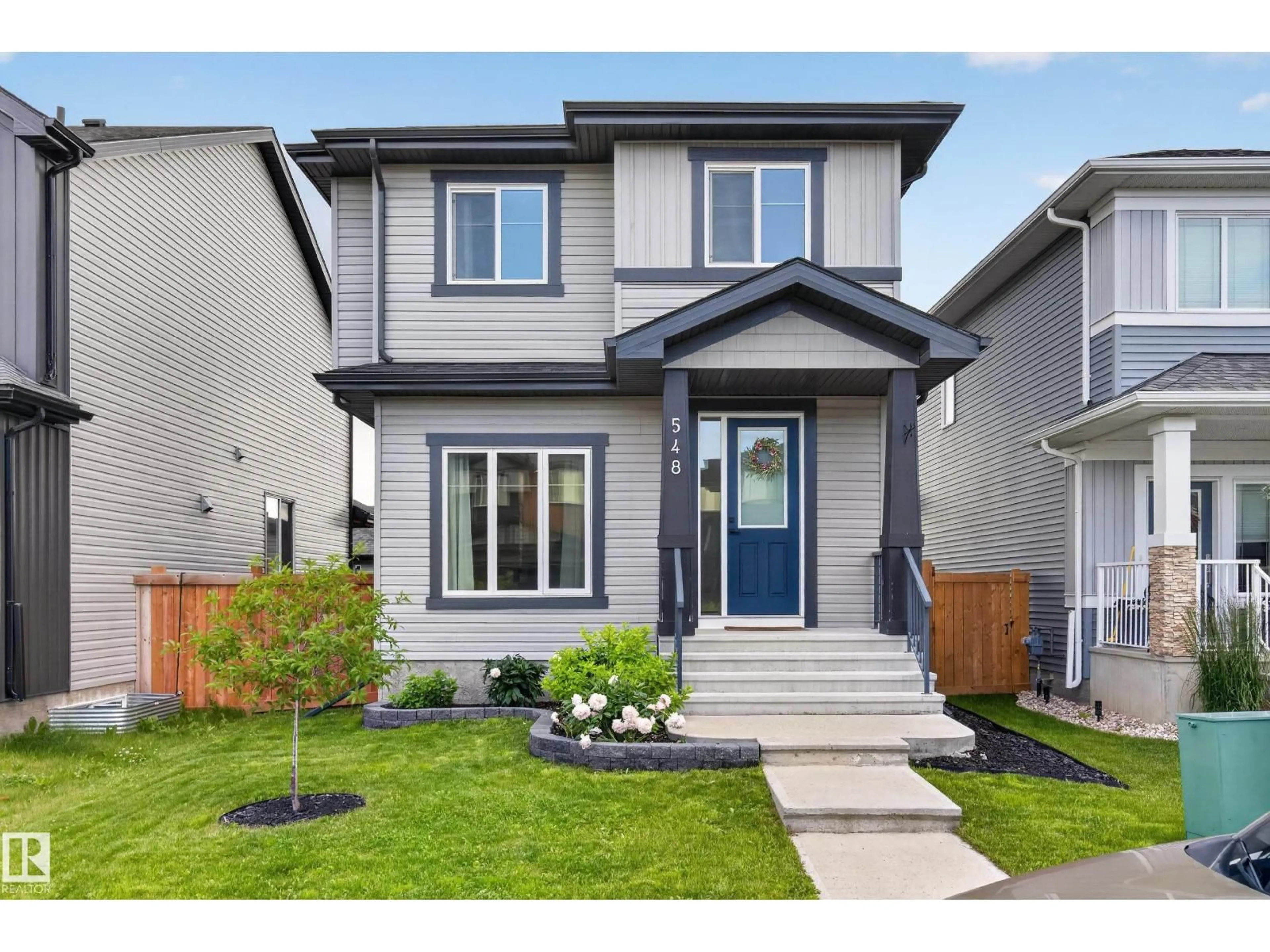 Home with vinyl exterior material, street for 548 KLEINS CR, Leduc Alberta T9E1M5