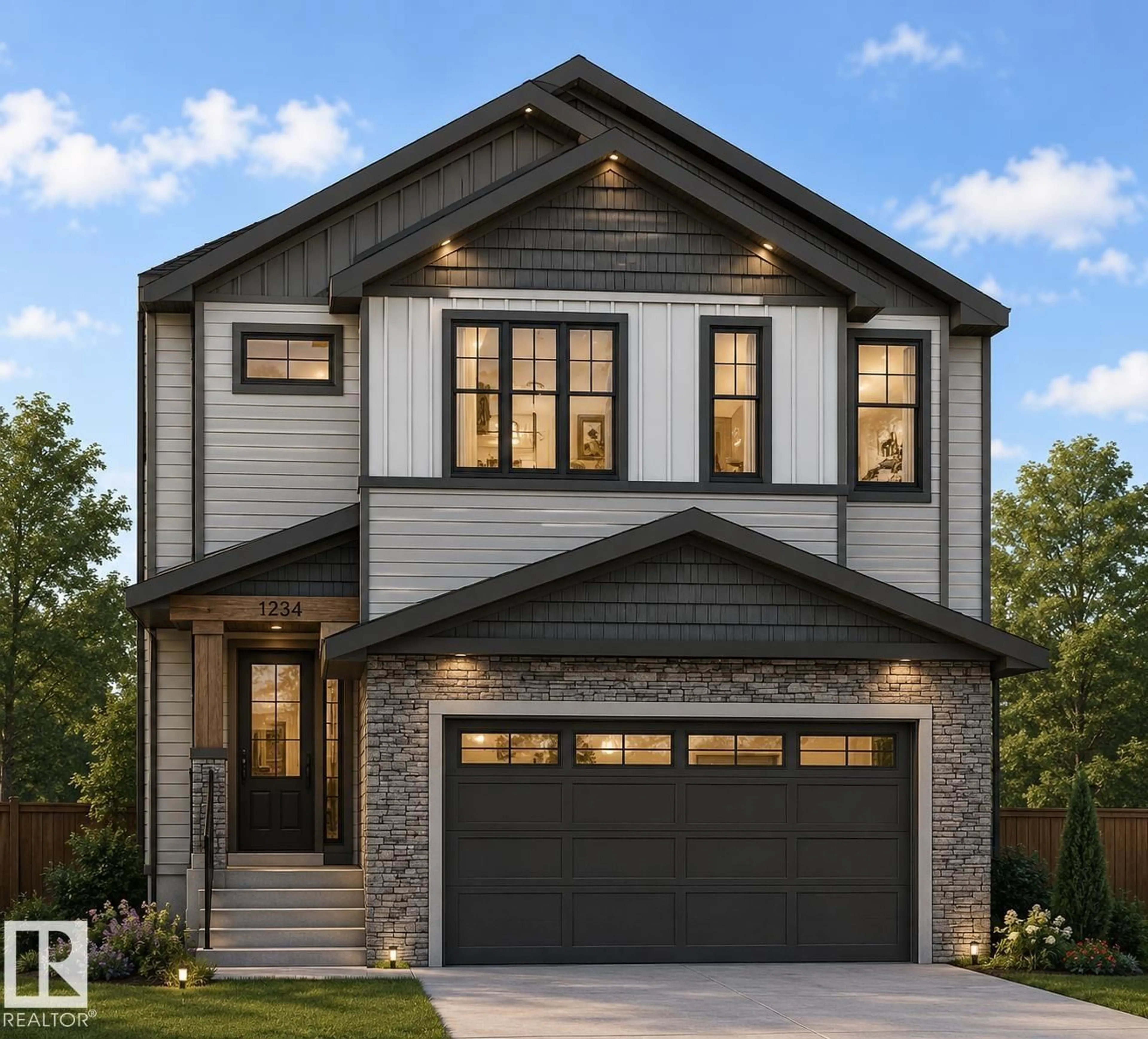 Home with vinyl exterior material, street for 6380 17TH NE, Rural Leduc County Alberta T4X3C8