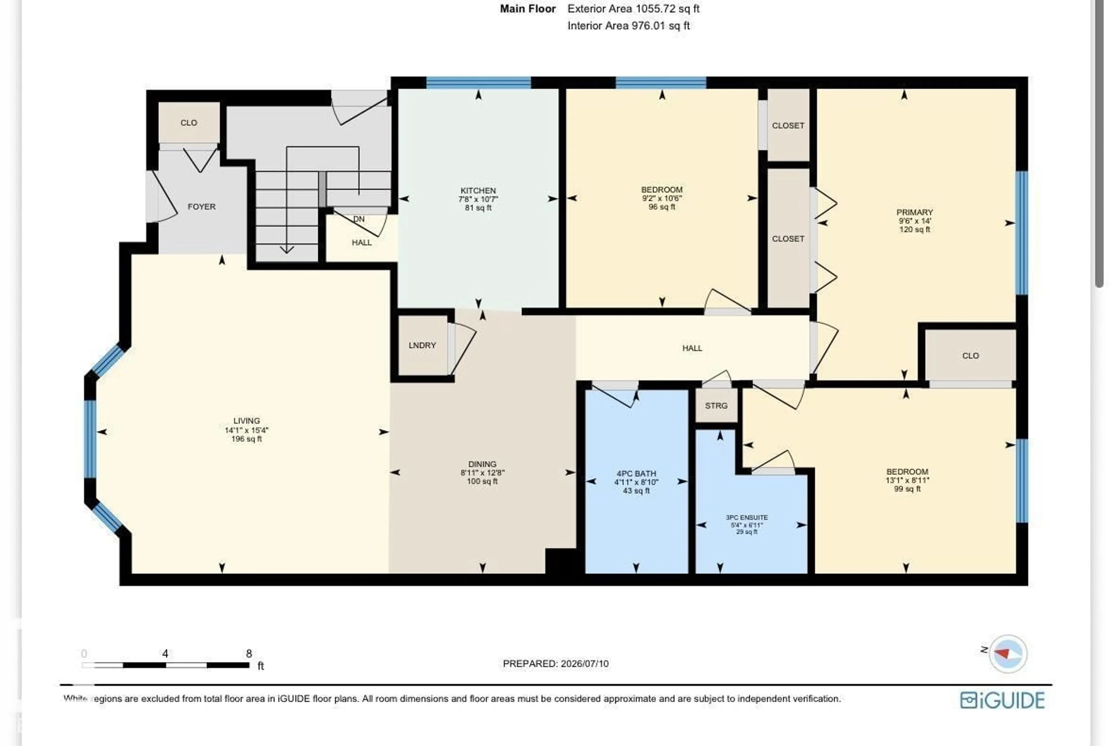 Floor plan for 11507 40 AV, Edmonton Alberta T6J0R3