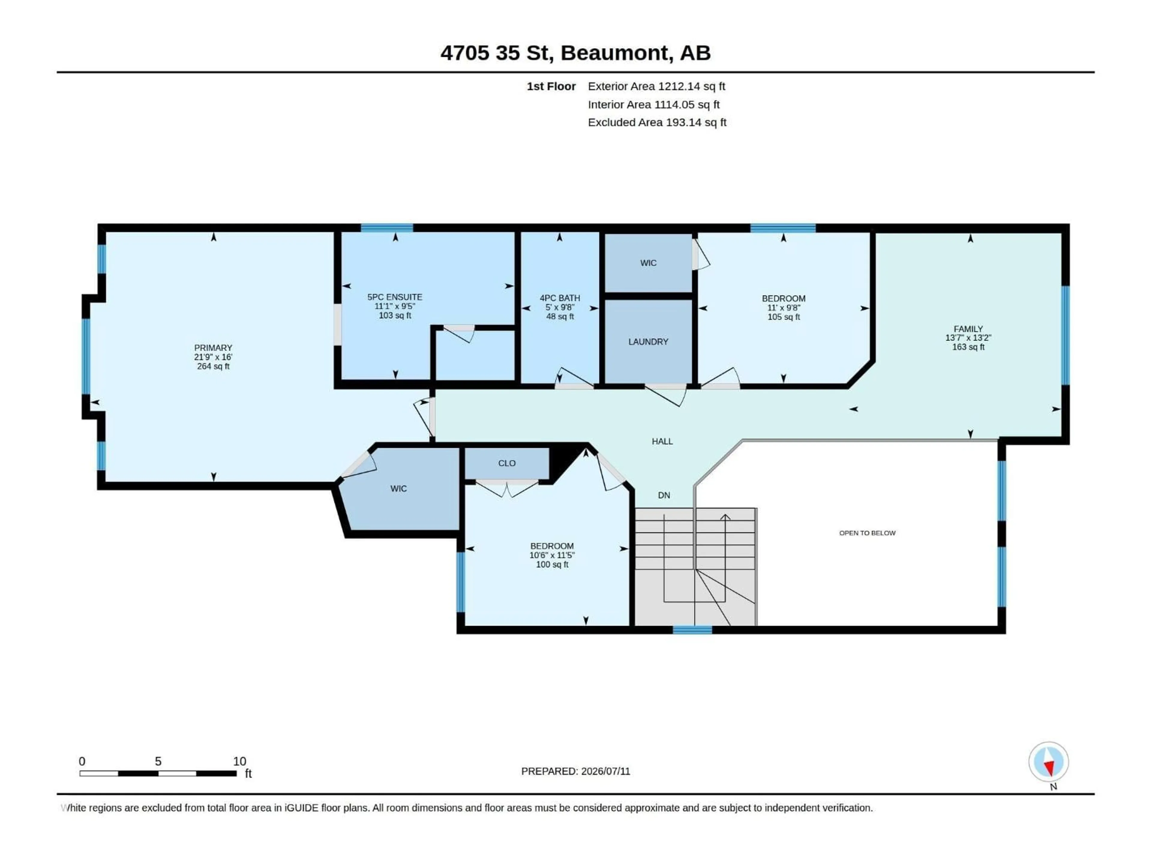 Floor plan for 4705 35 ST, Beaumont Alberta T4X2Y4