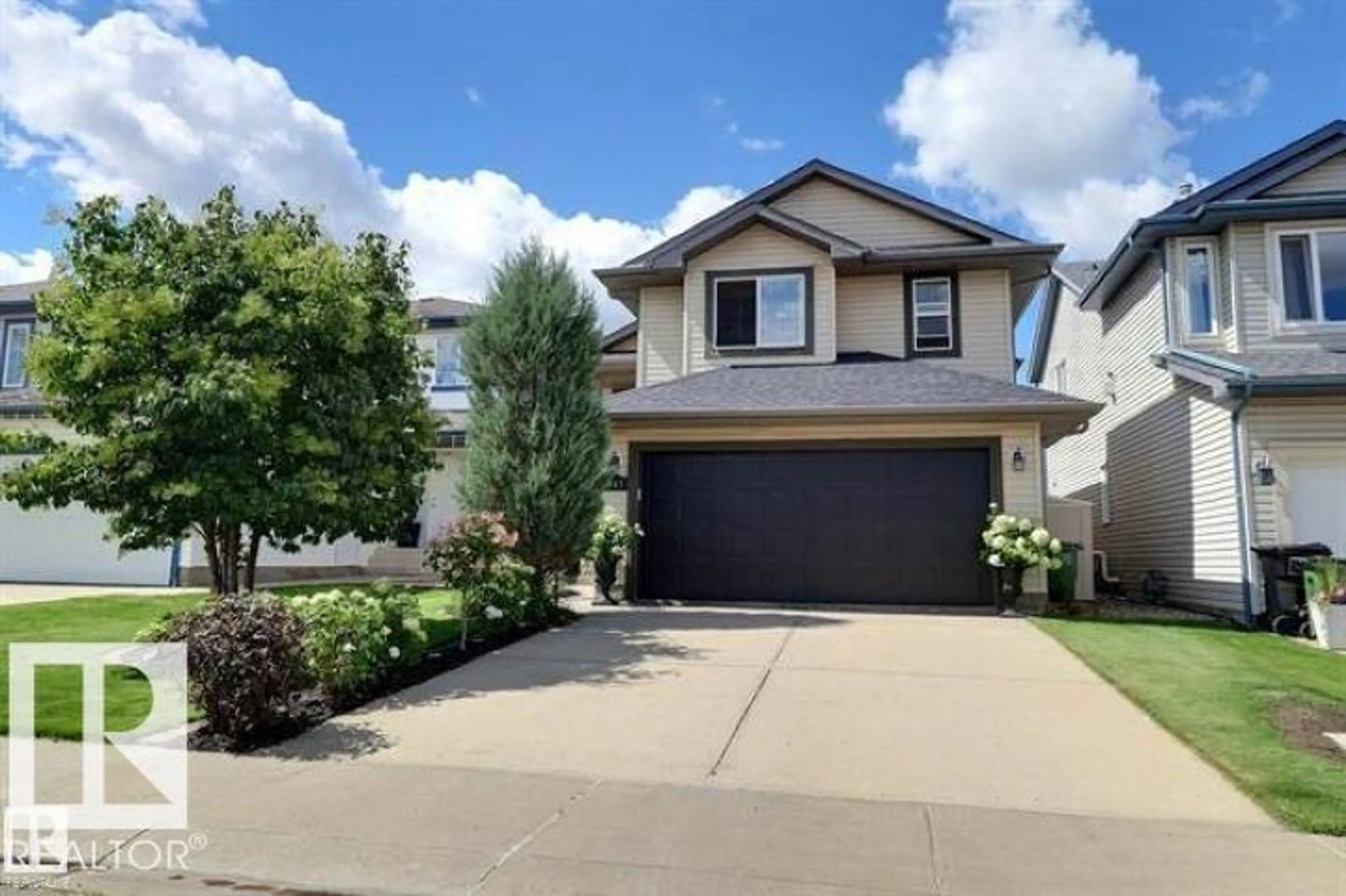 Home with vinyl exterior material, street for 4343 MCMULLEN WY, Edmonton Alberta T6W1N5