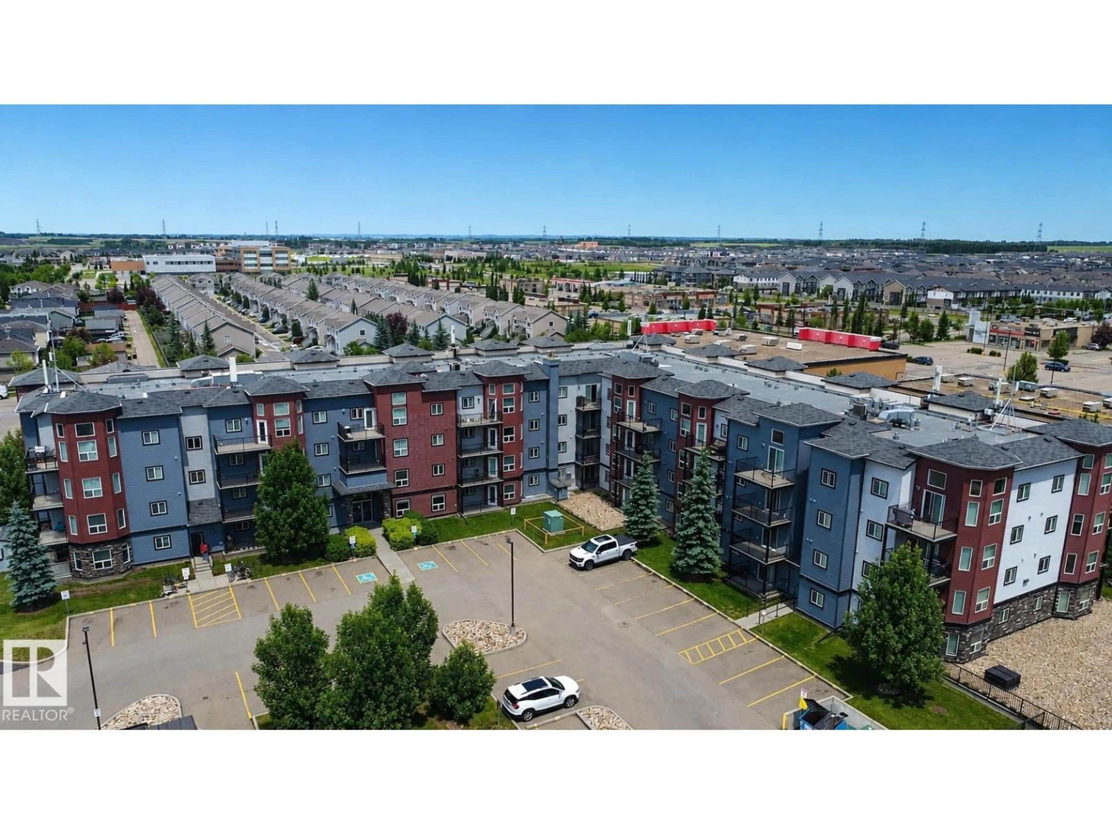 A pic from outside/outdoor area/front of a property/back of a property/a pic from drone, unknown for 392 - 320 SILVER BERRY RD, Edmonton Alberta T6T0H1