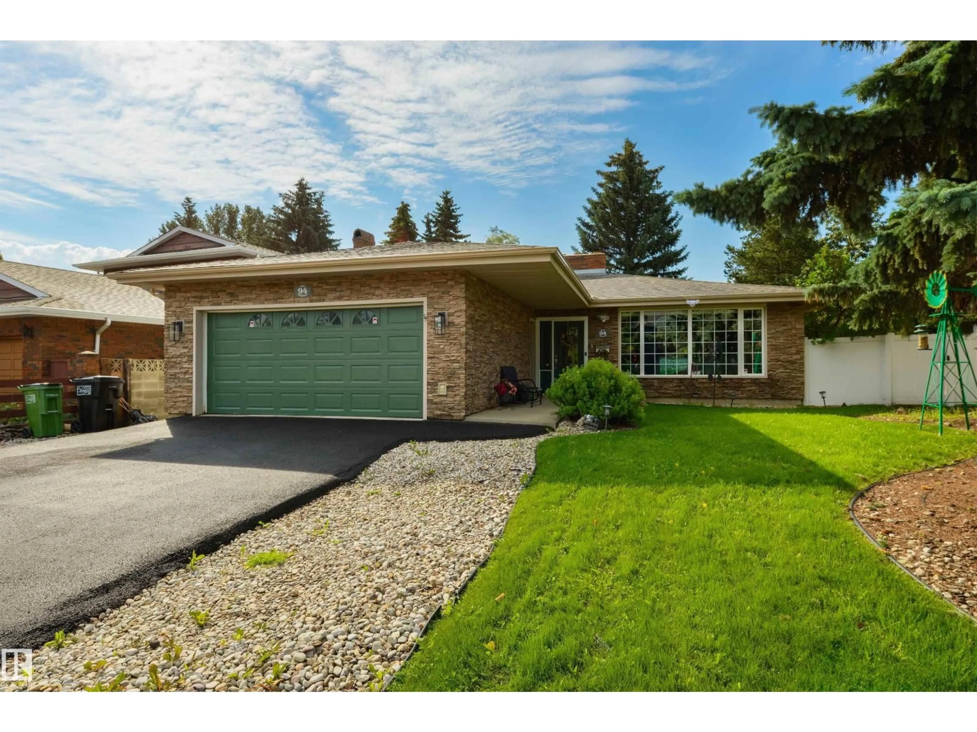 Home with vinyl exterior material, street for 94 WOLF CR, Edmonton Alberta T5T1E2