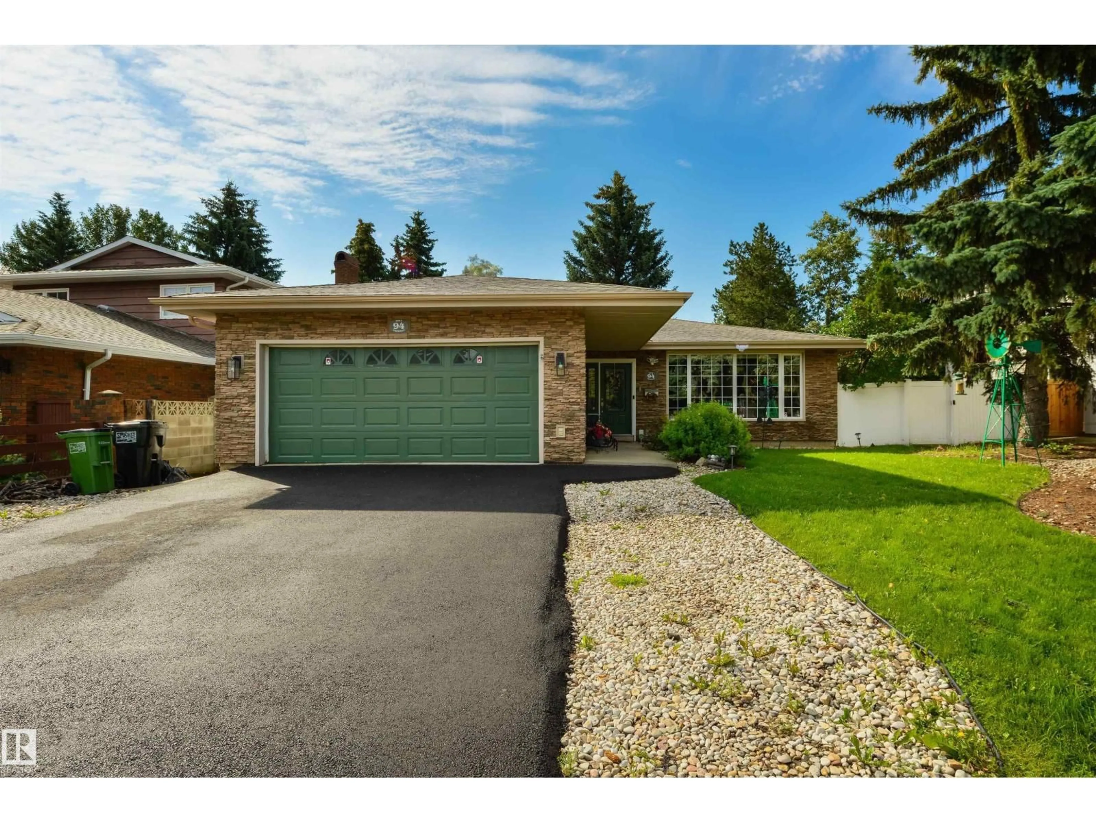Home with vinyl exterior material, street for 94 WOLF CR, Edmonton Alberta T5T1E2