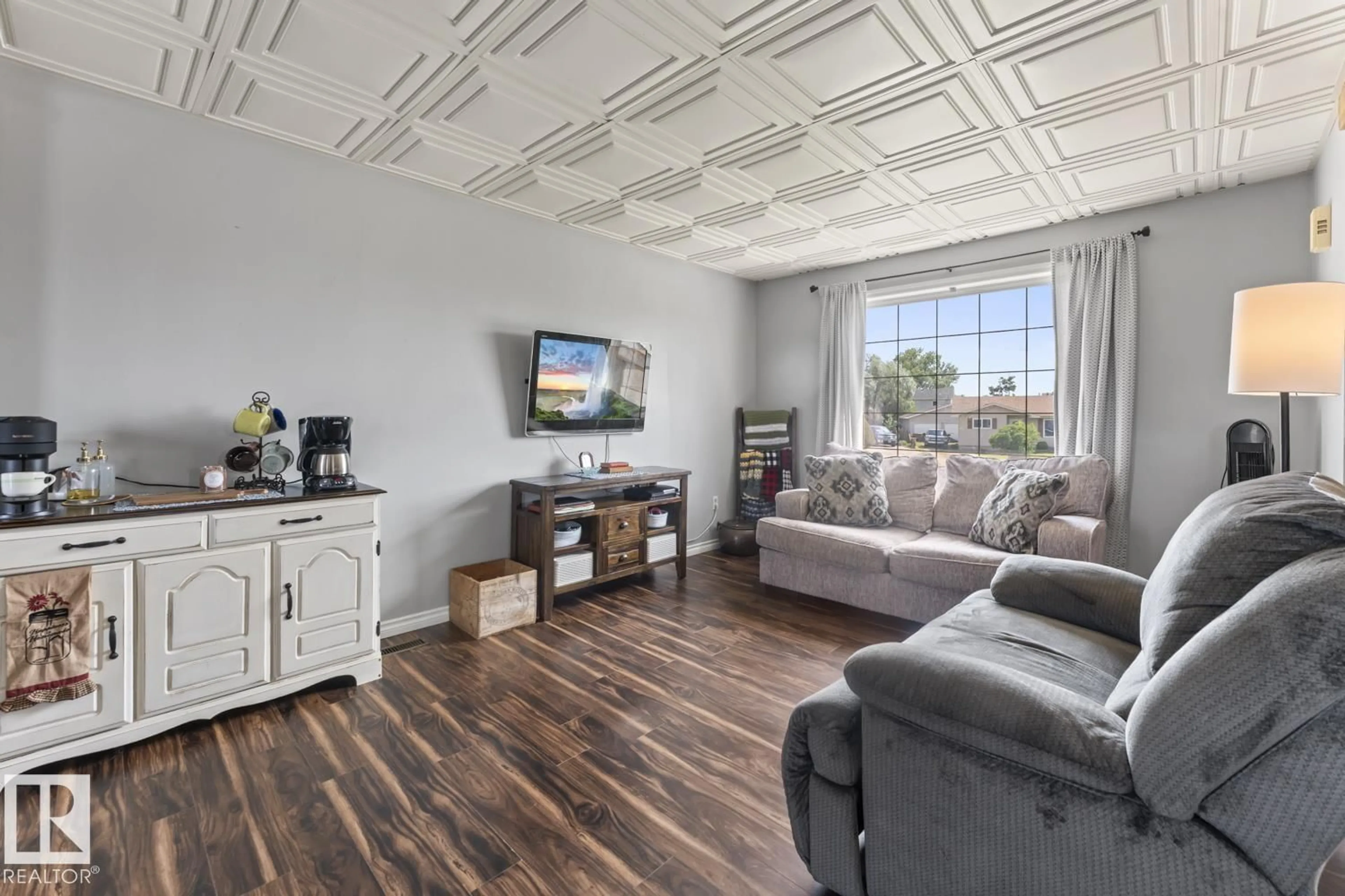 Living room with furniture, unknown for 1802 12 ST, Cold Lake Alberta T9M1L8