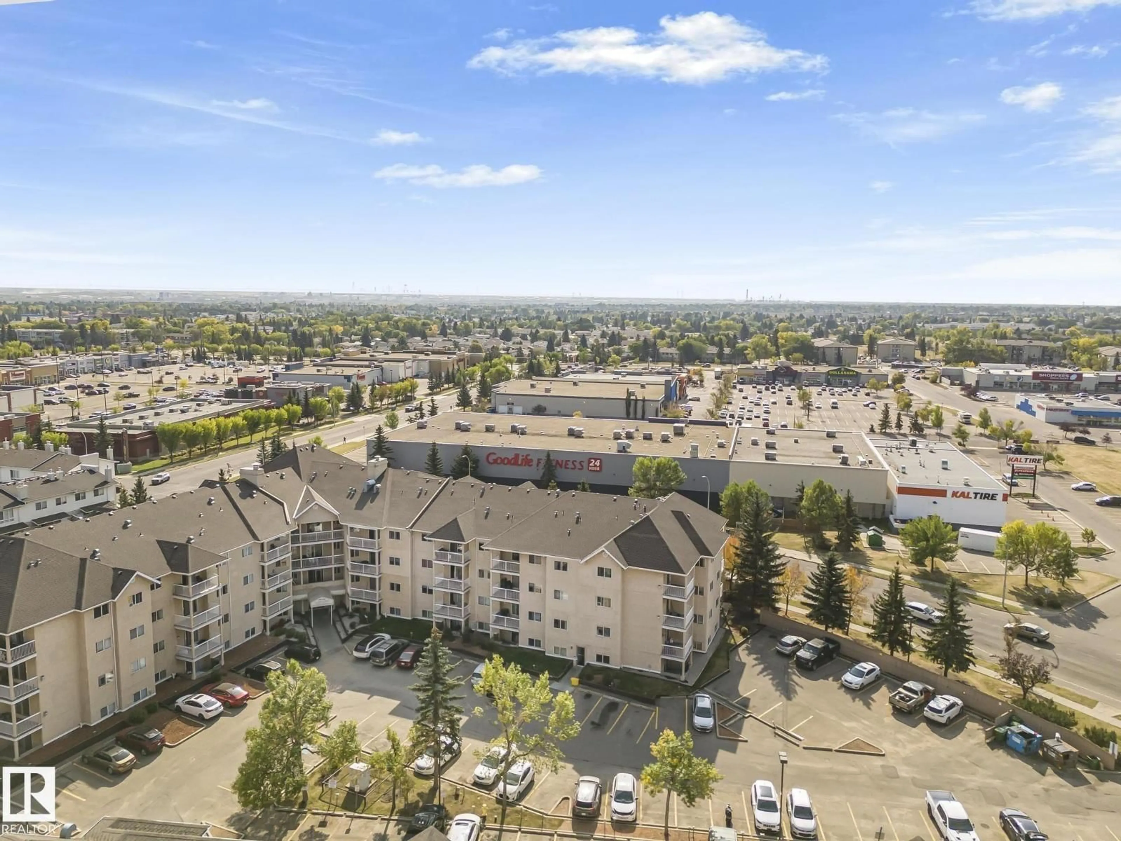 A pic from outside/outdoor area/front of a property/back of a property/a pic from drone, unknown for #414 - 4220 139 AV, Edmonton Alberta T5Y2Y2