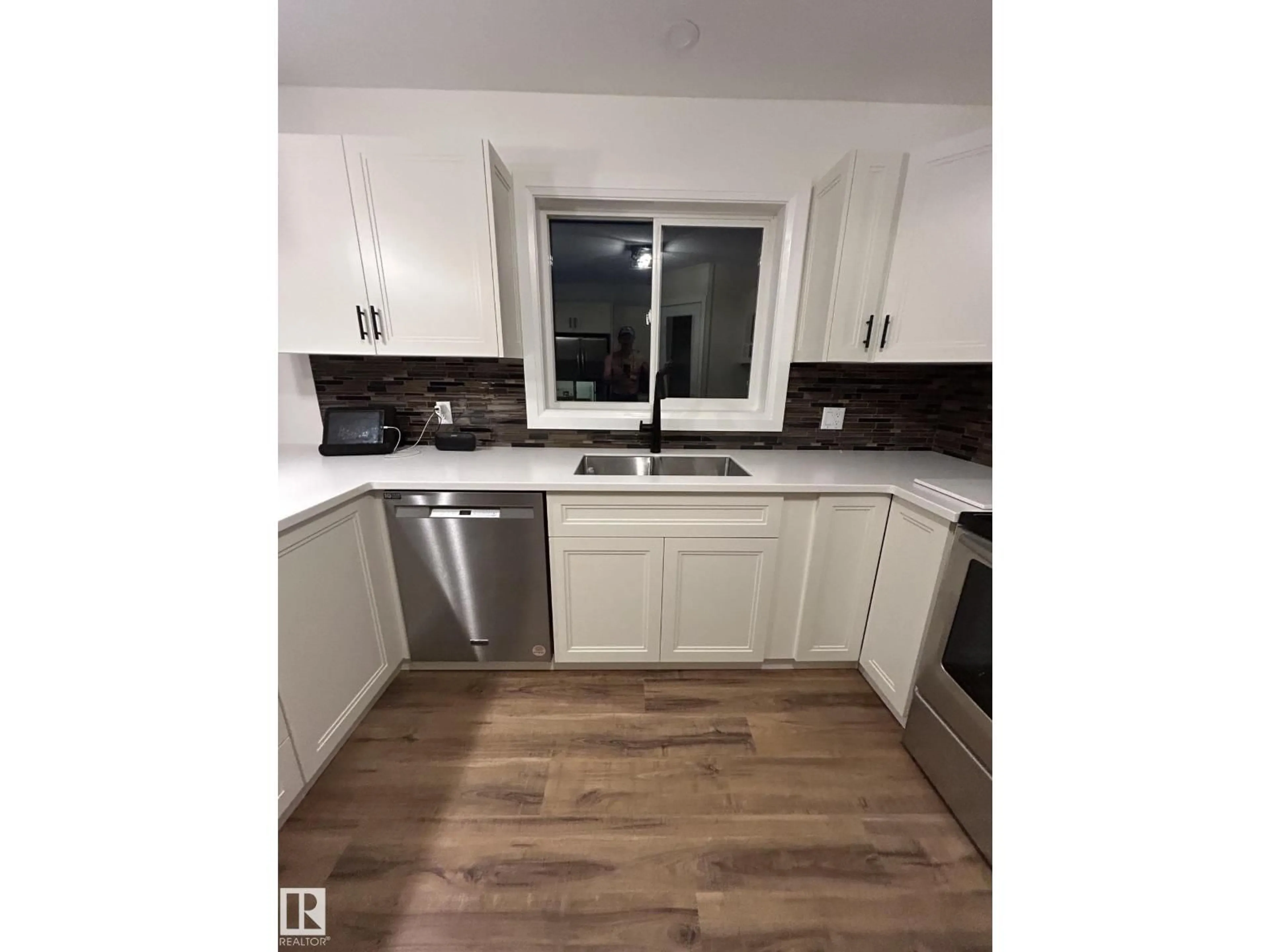 Standard kitchen, wood/laminate floor for 4304 41A ST, Bonnyville Town Alberta T9N1W3