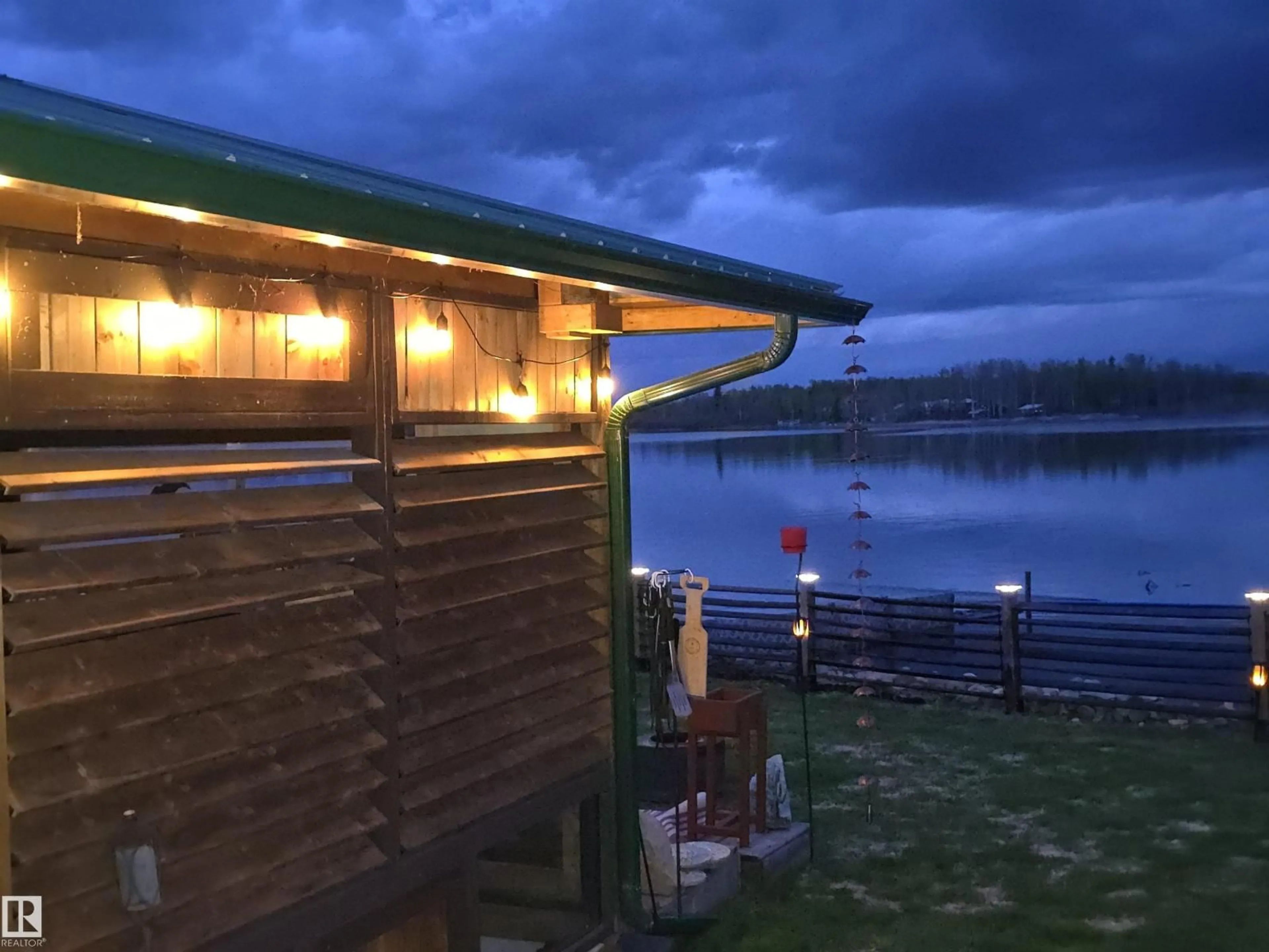 Patio, water/lake/river/ocean view for 254 - 57114 RANGE ROAD 25, Rural Barrhead County Alberta T0E1A0