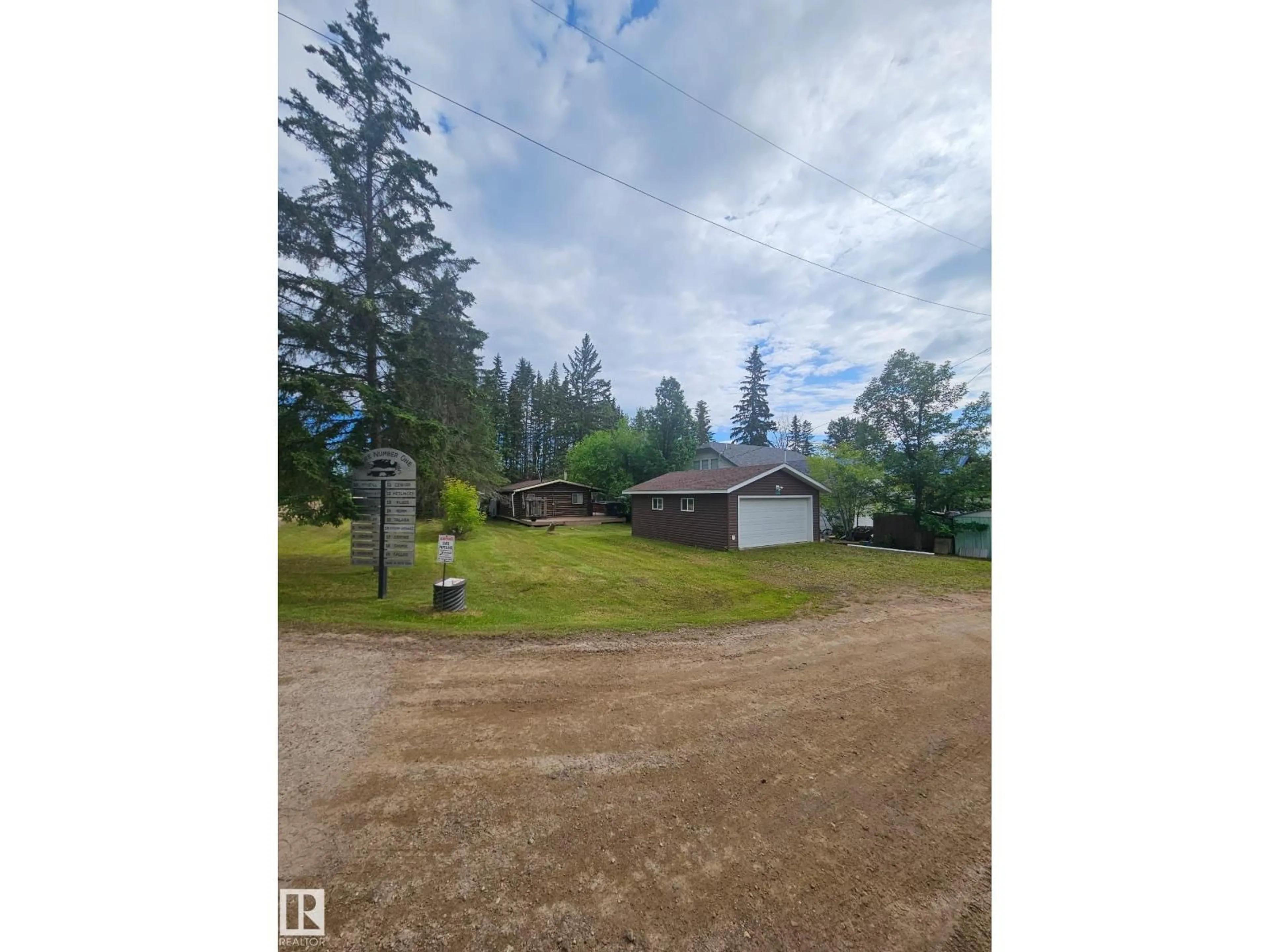 A pic from outside/outdoor area/front of a property/back of a property/a pic from drone, unknown for 101 LONG LAKE DR, Rural Thorhild County Alberta T0A1B0