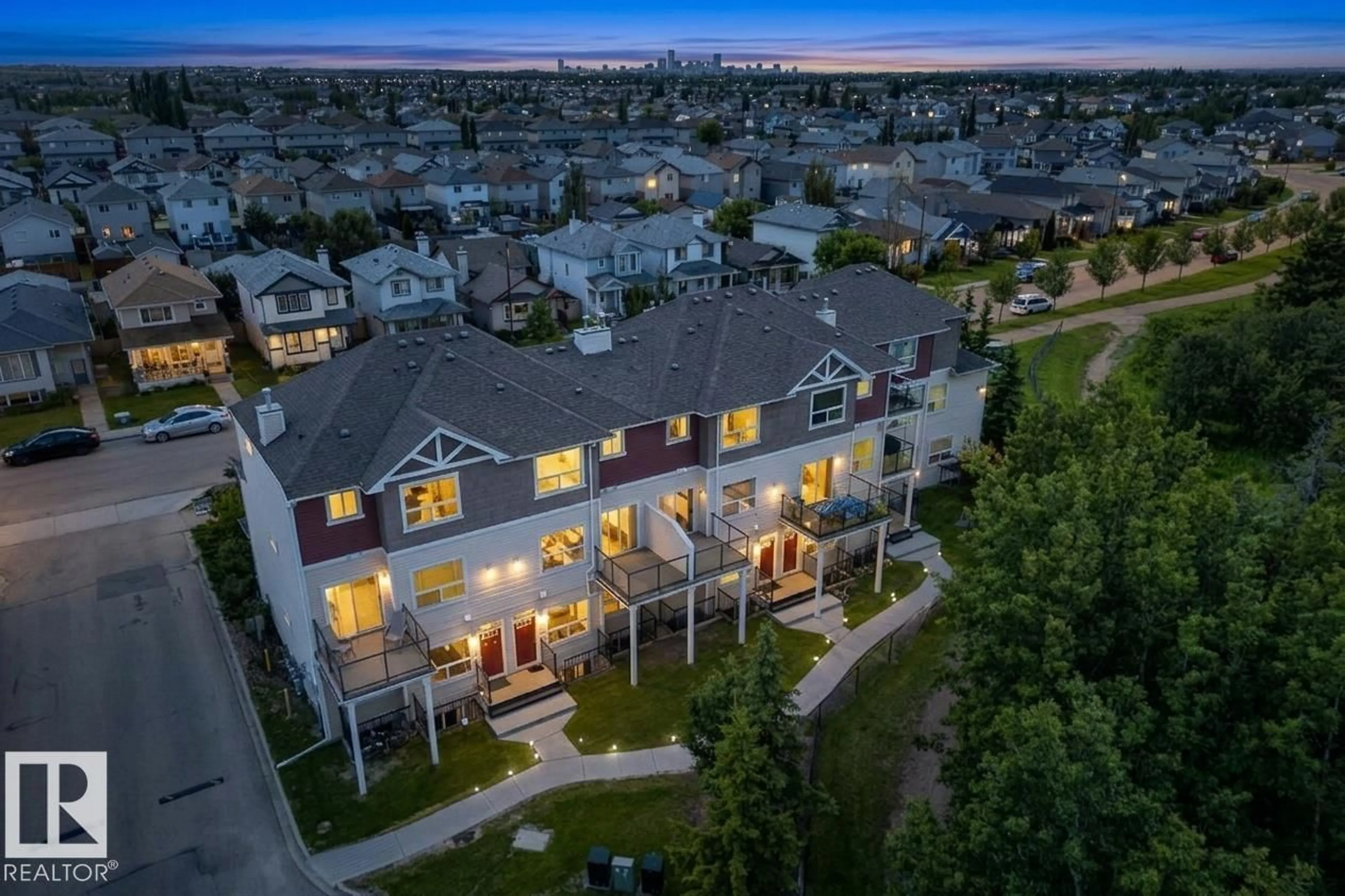 A pic from outside/outdoor area/front of a property/back of a property/a pic from drone, city buildings view from balcony for #113 - 3010 33 AV, Edmonton Alberta T6T0C3