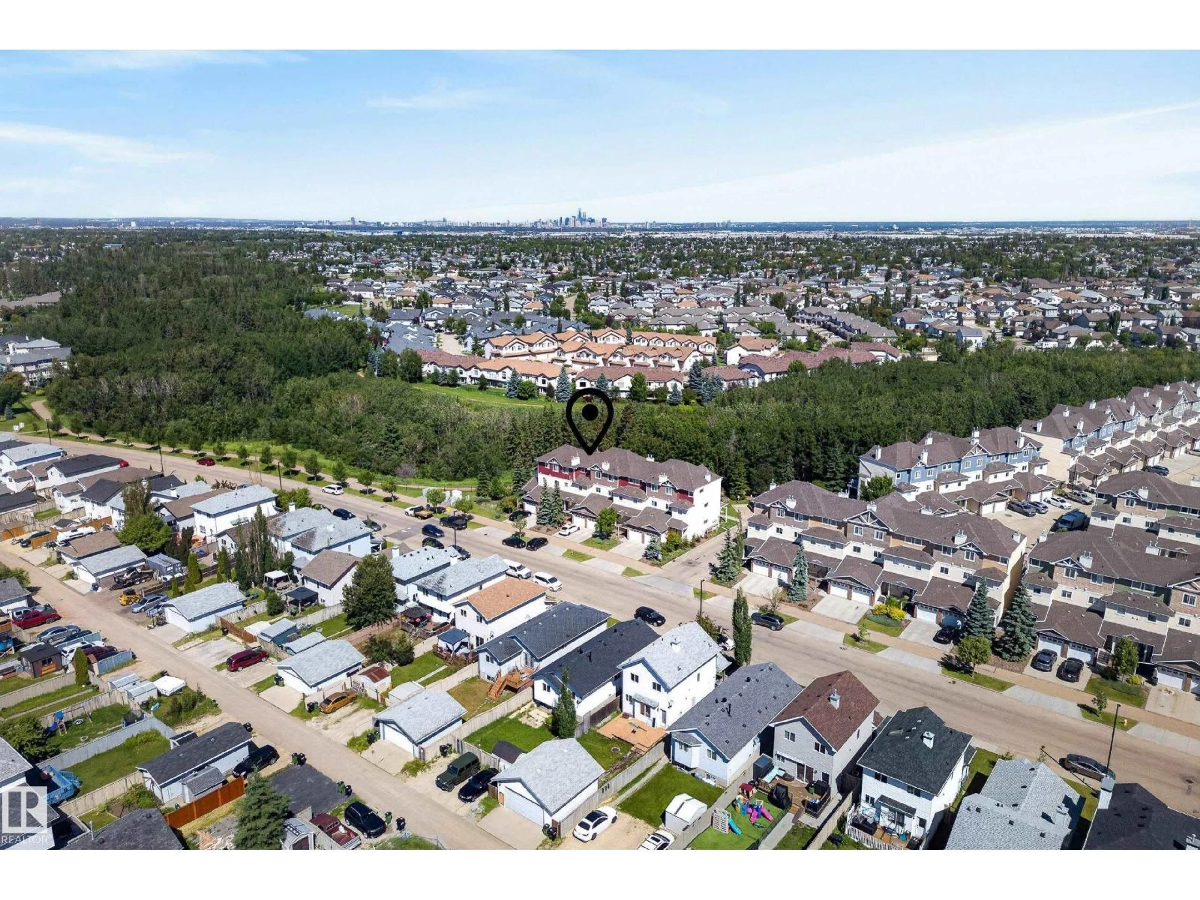 A pic from outside/outdoor area/front of a property/back of a property/a pic from drone, street for #113 - 3010 33 AV, Edmonton Alberta T6T0C3