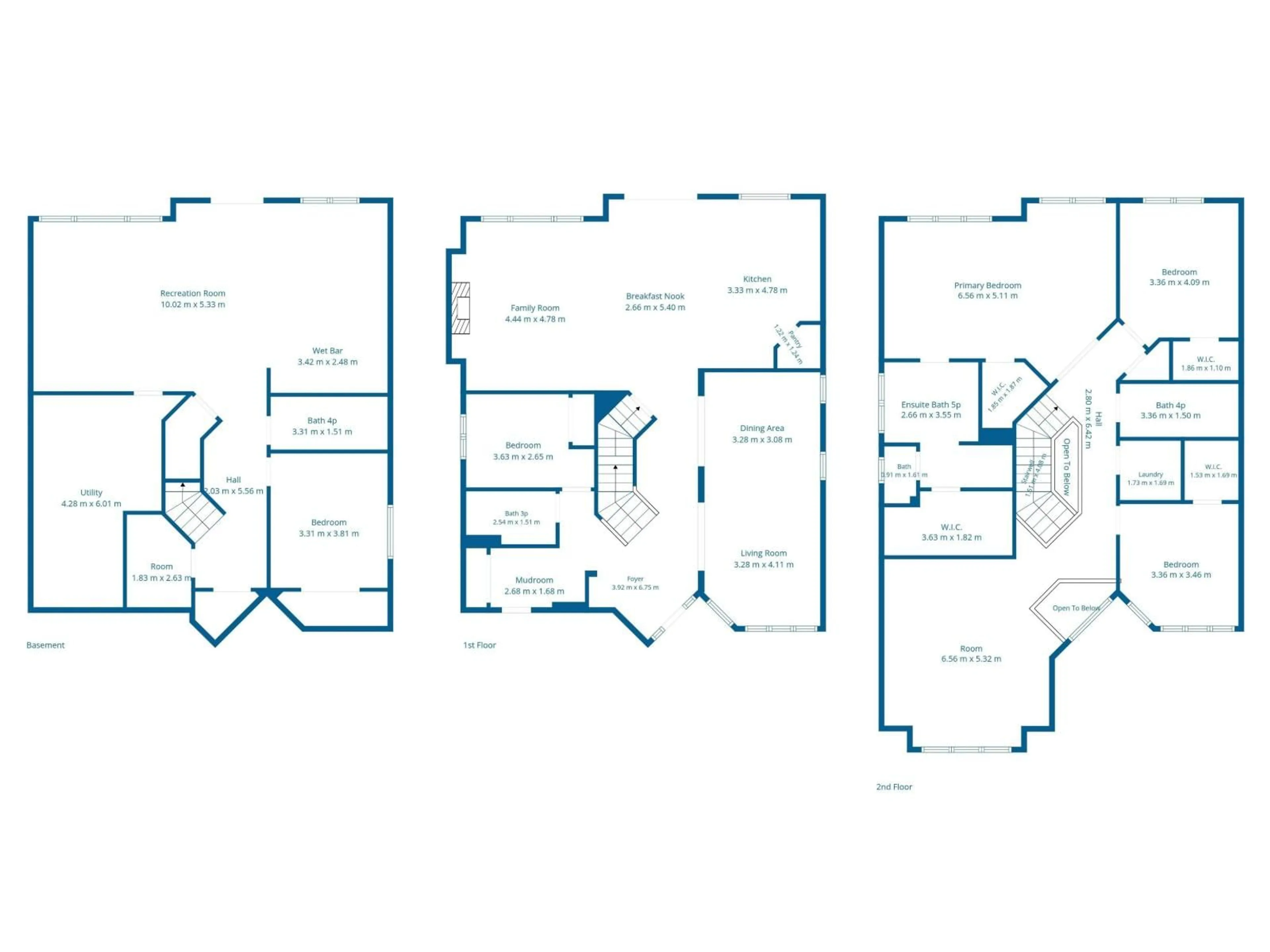 Floor plan for 13055 164 AV, Edmonton Alberta T6V0E7