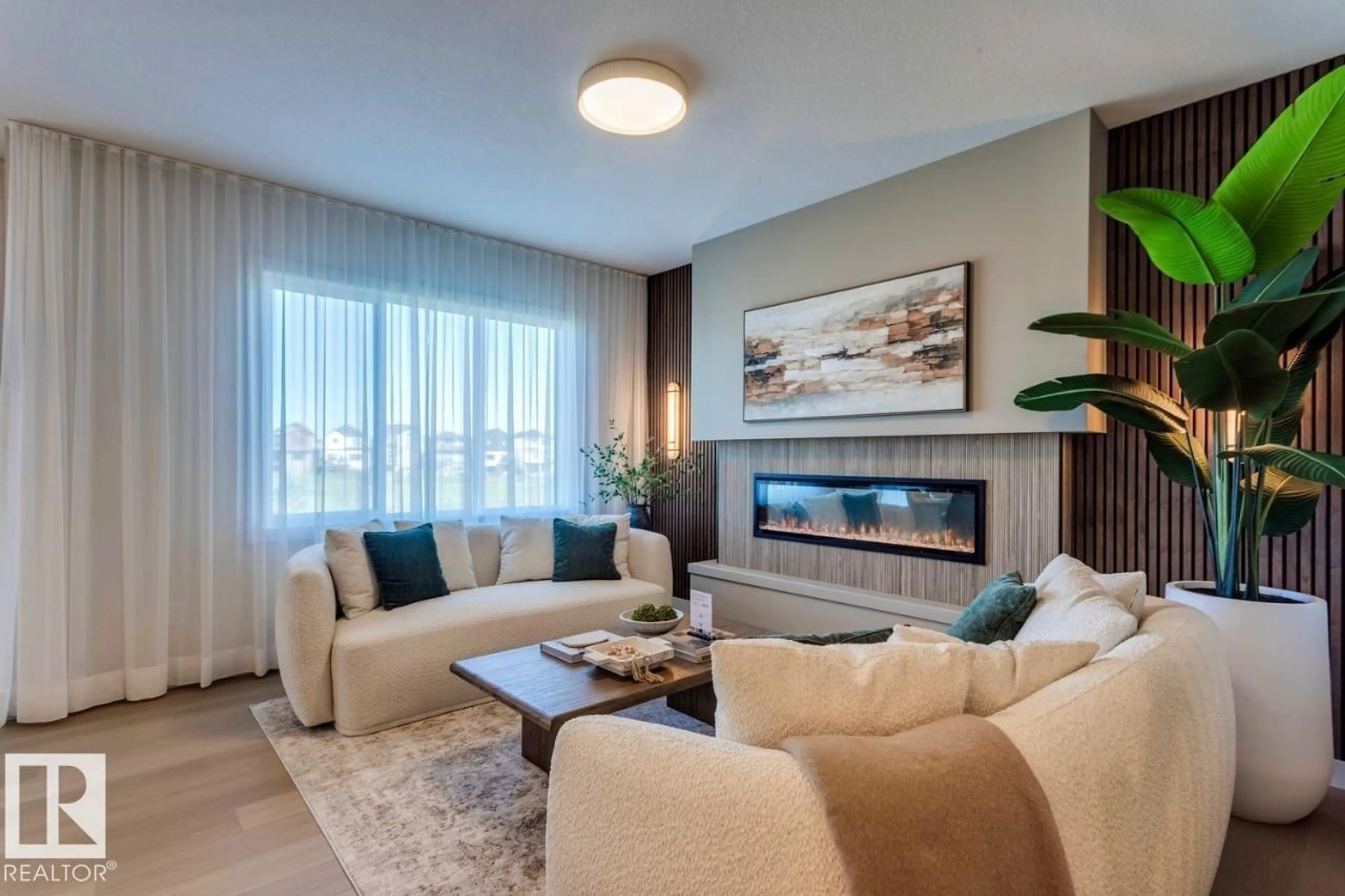 Living room with furniture, unknown for 6311 30 AV, Edmonton Alberta T6X3M9