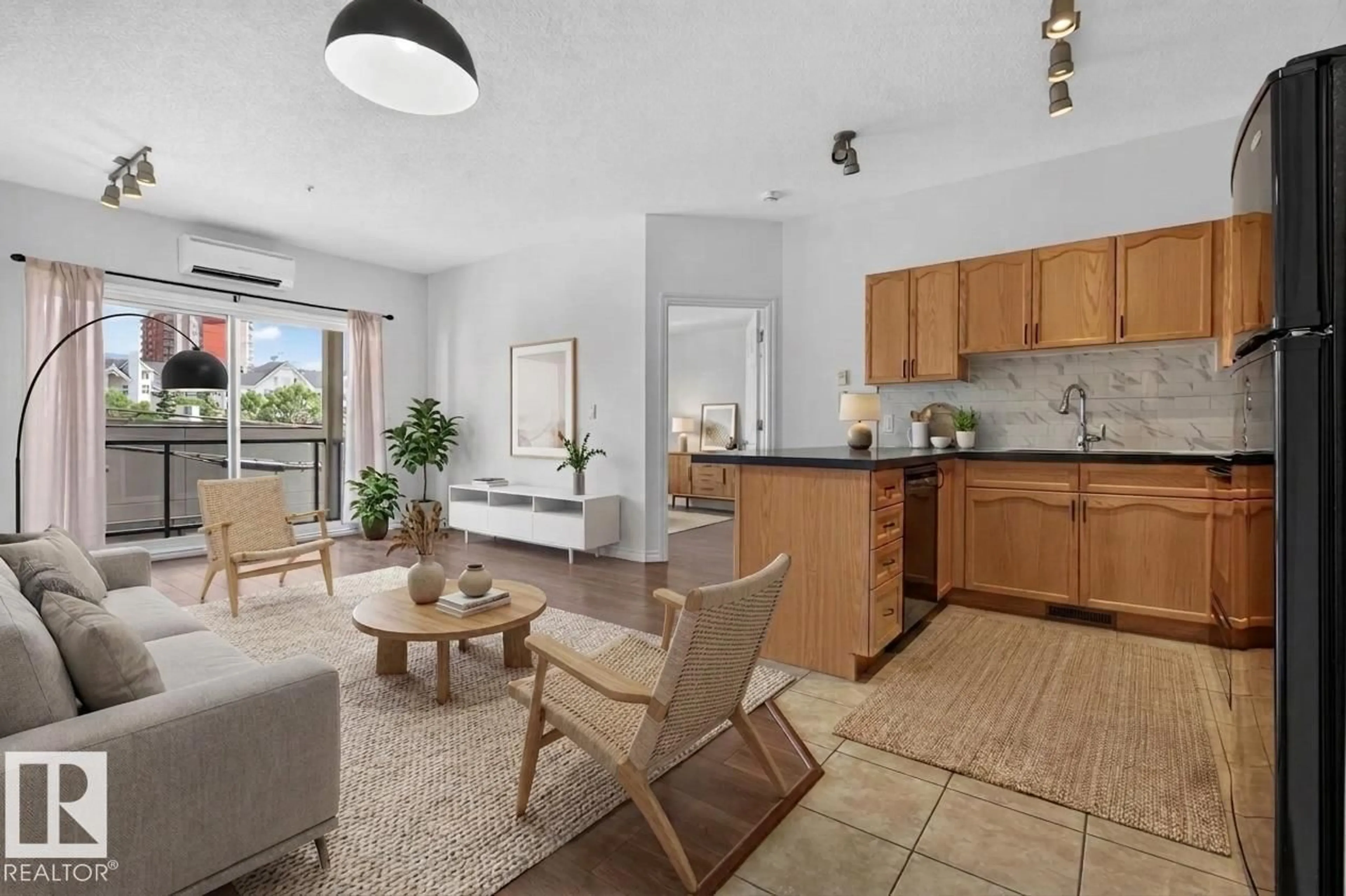 Open concept kitchen, unknown for 209 - 10235 112 ST NW, Edmonton Alberta T5K1M7