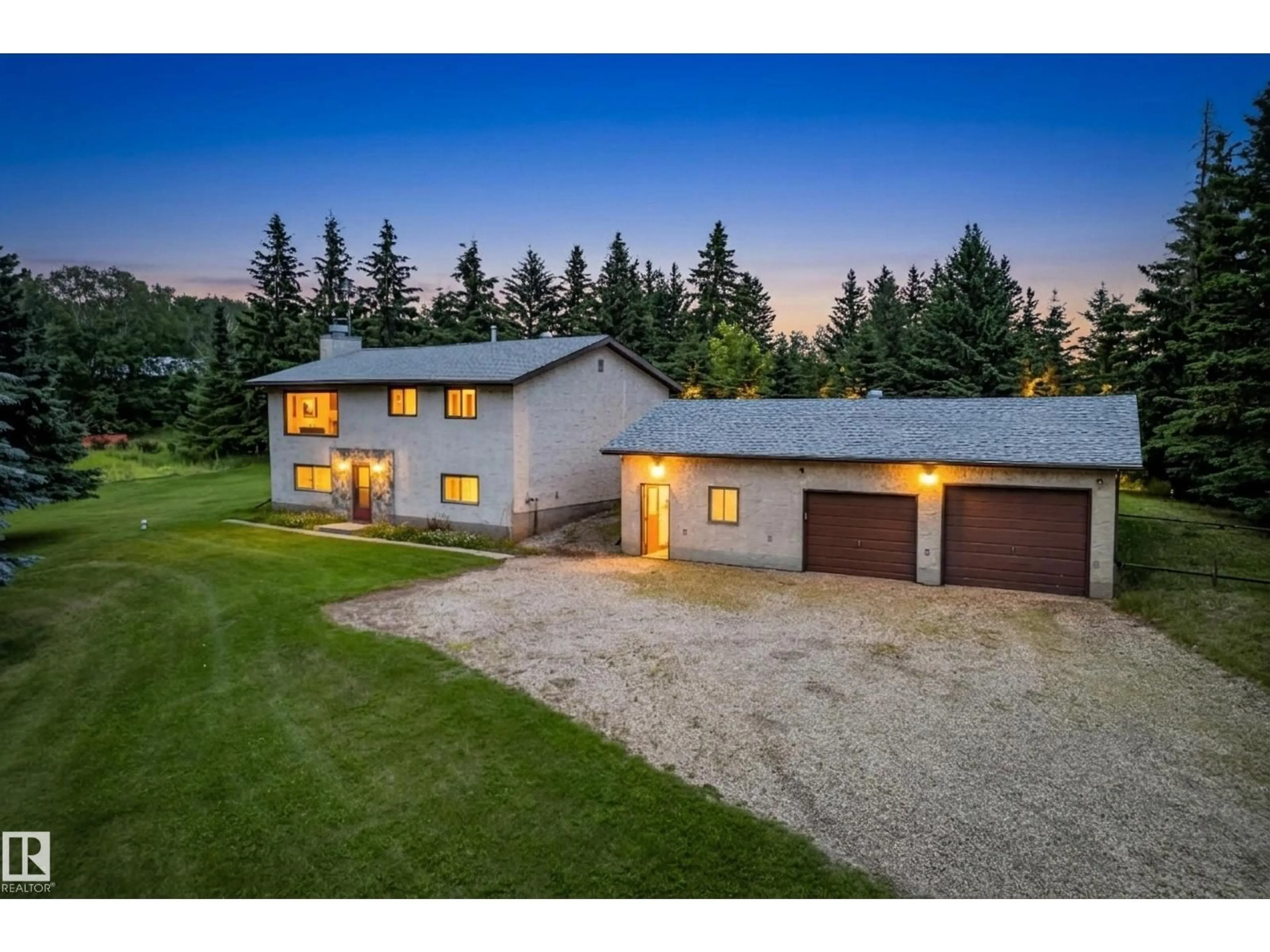A pic from outside/outdoor area/front of a property/back of a property/a pic from drone, unknown for #6 - 52510 RGE ROAD 20, Rural Parkland County Alberta T7Y2G7