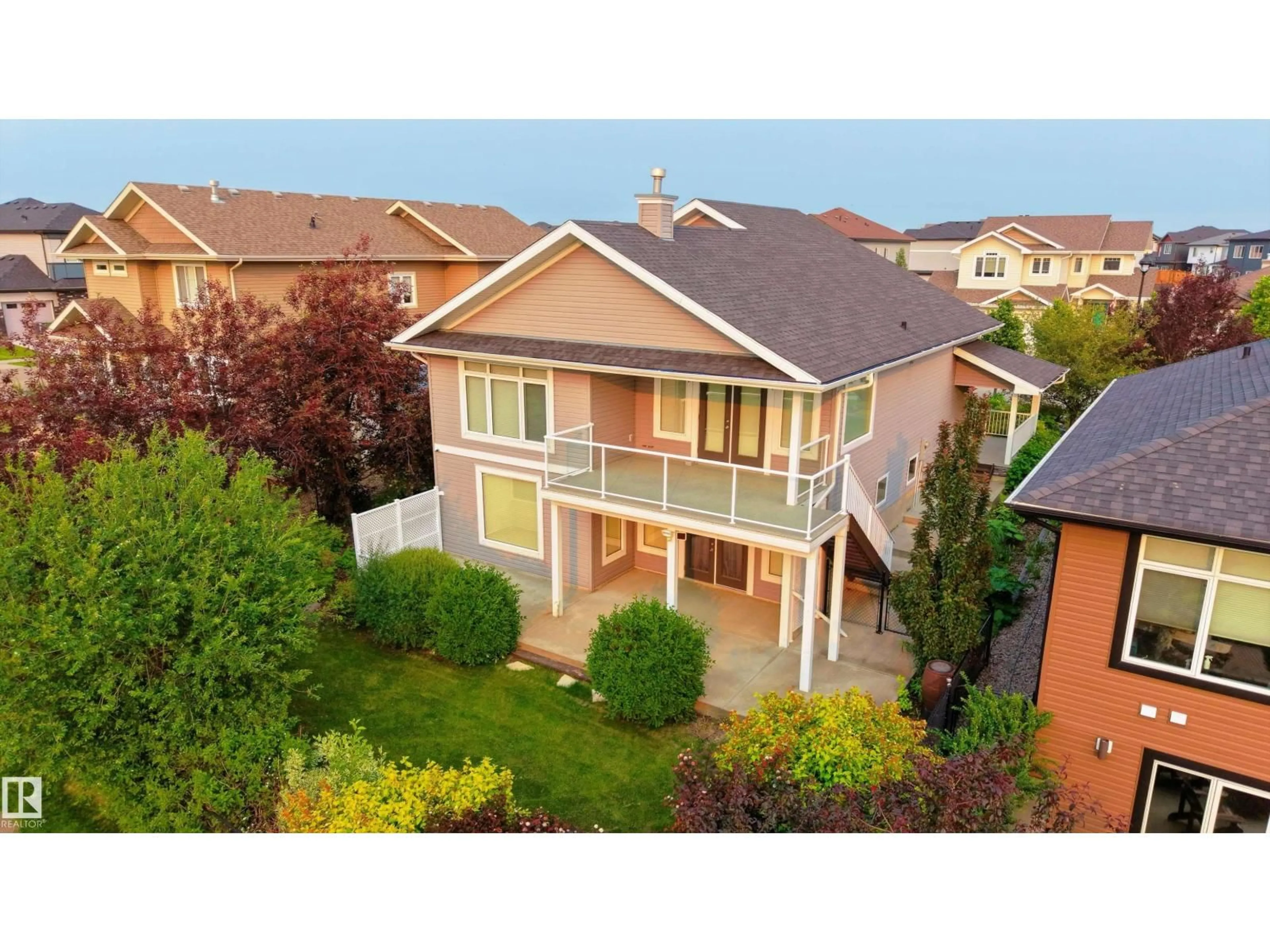 A pic from outside/outdoor area/front of a property/back of a property/a pic from drone, unknown for 4206 TRIOMPHE PT, Beaumont Alberta T4X0C4