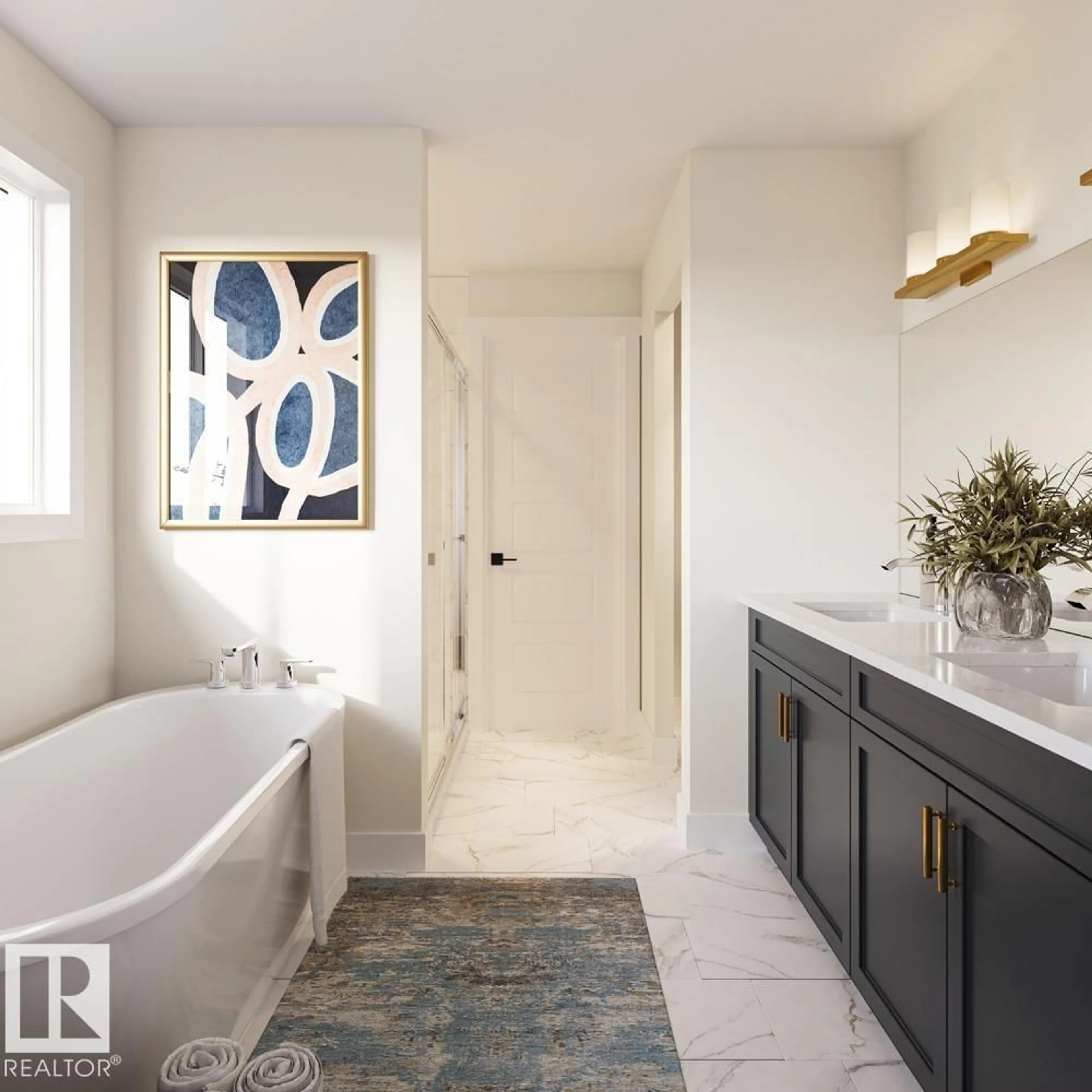 Contemporary bathroom, ceramic/tile floor for 6315 30 AV, Edmonton Alberta T6X3M9
