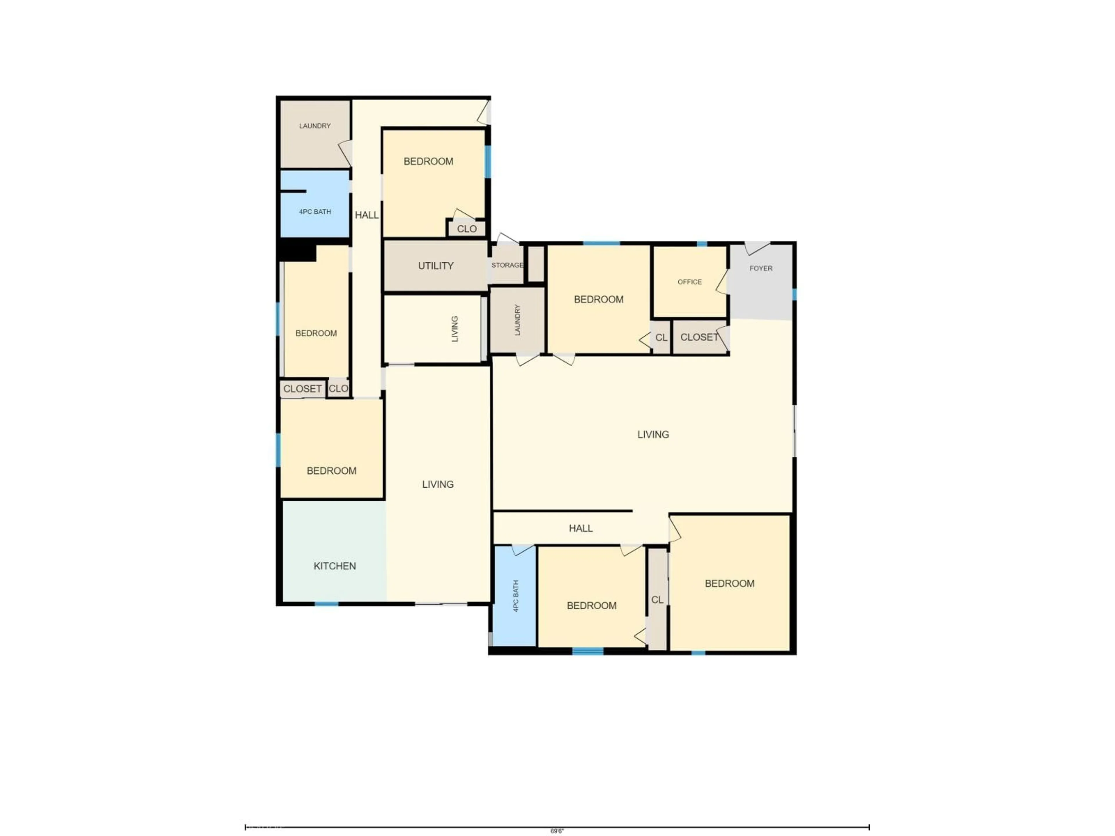 Floor plan for 5109 47 ST, Barrhead Alberta T7N1A3