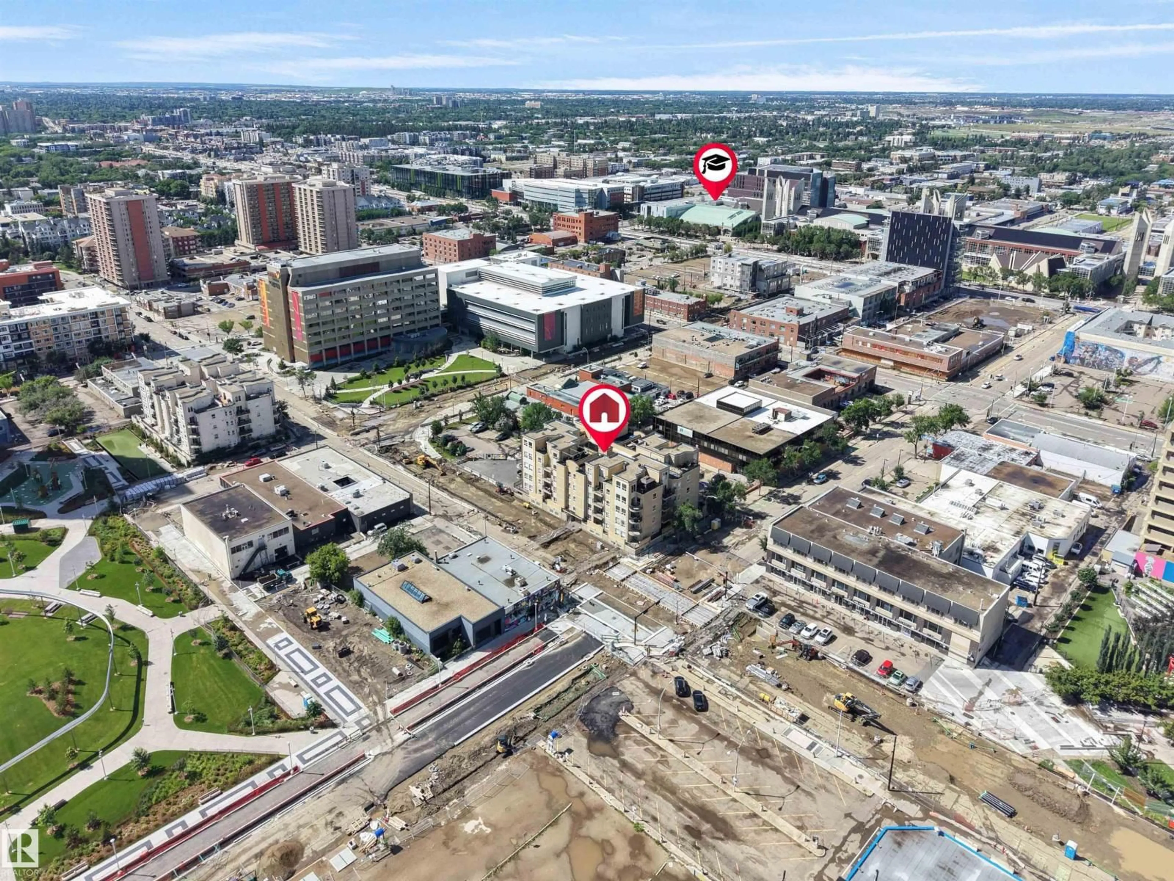 Picture of a map for 207 - 10606 102 AV NW, Edmonton Alberta T5J5E9