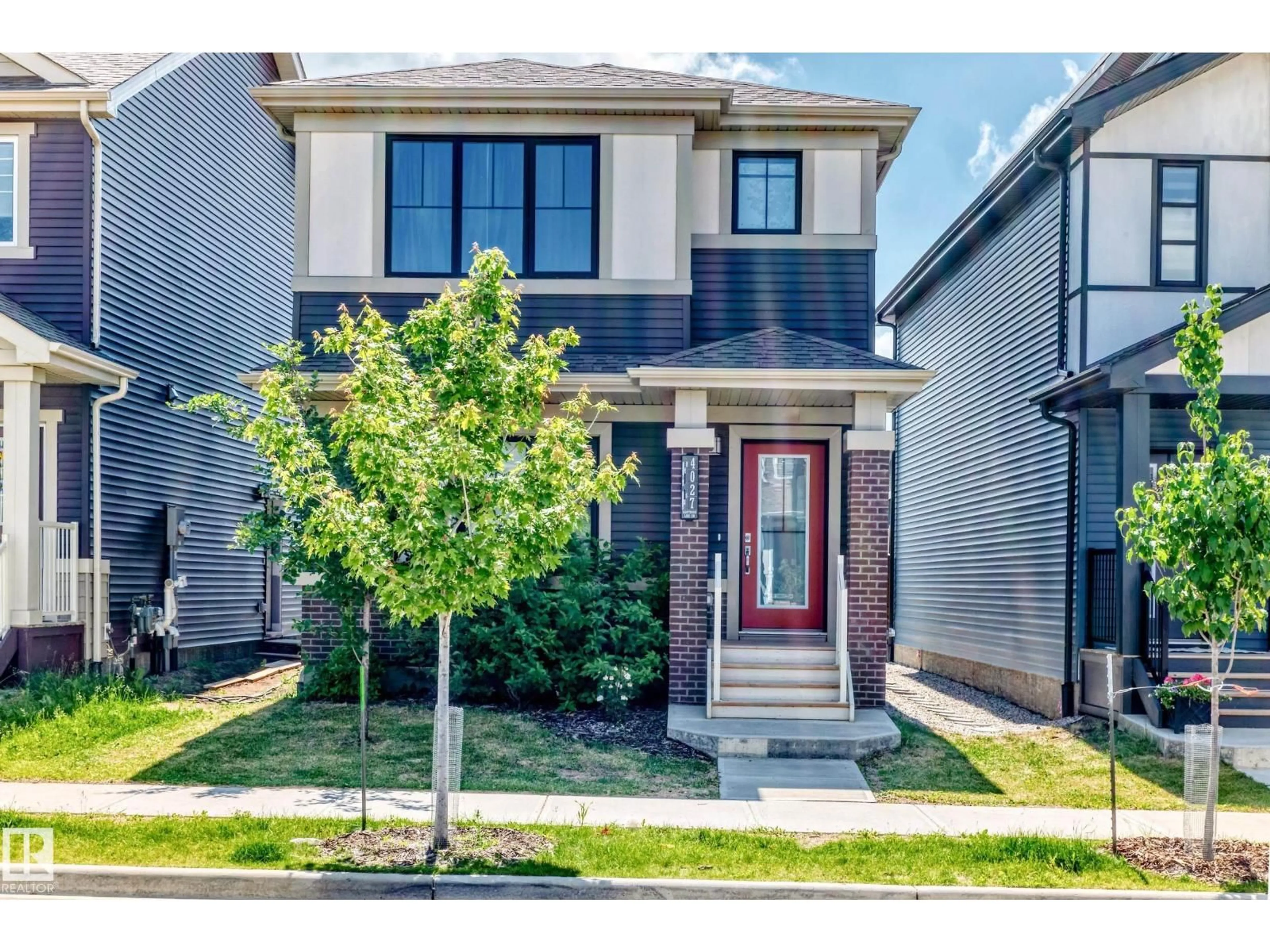 Home with brick exterior material, street for SW - 4027 HAWTHORN LI, Edmonton Alberta T6X1Y6