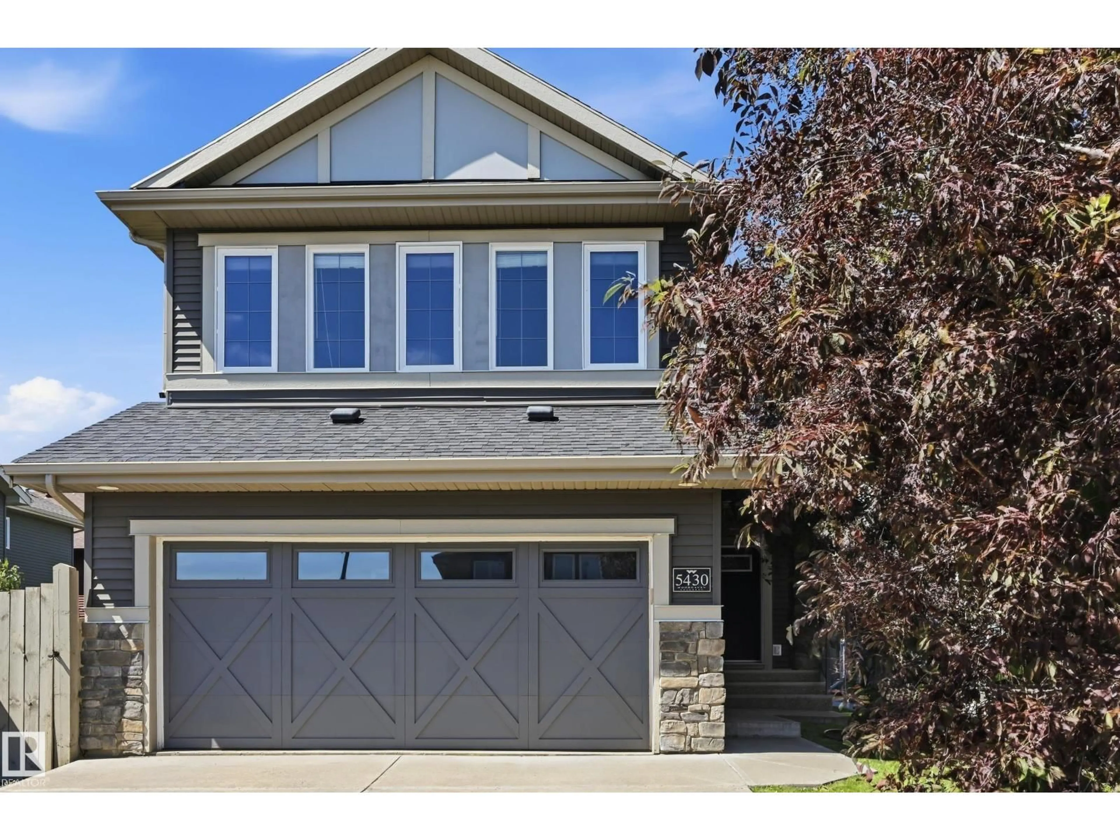 Home with vinyl exterior material, street for 5430 EDWORTHY WY, Edmonton Alberta T6M0P2