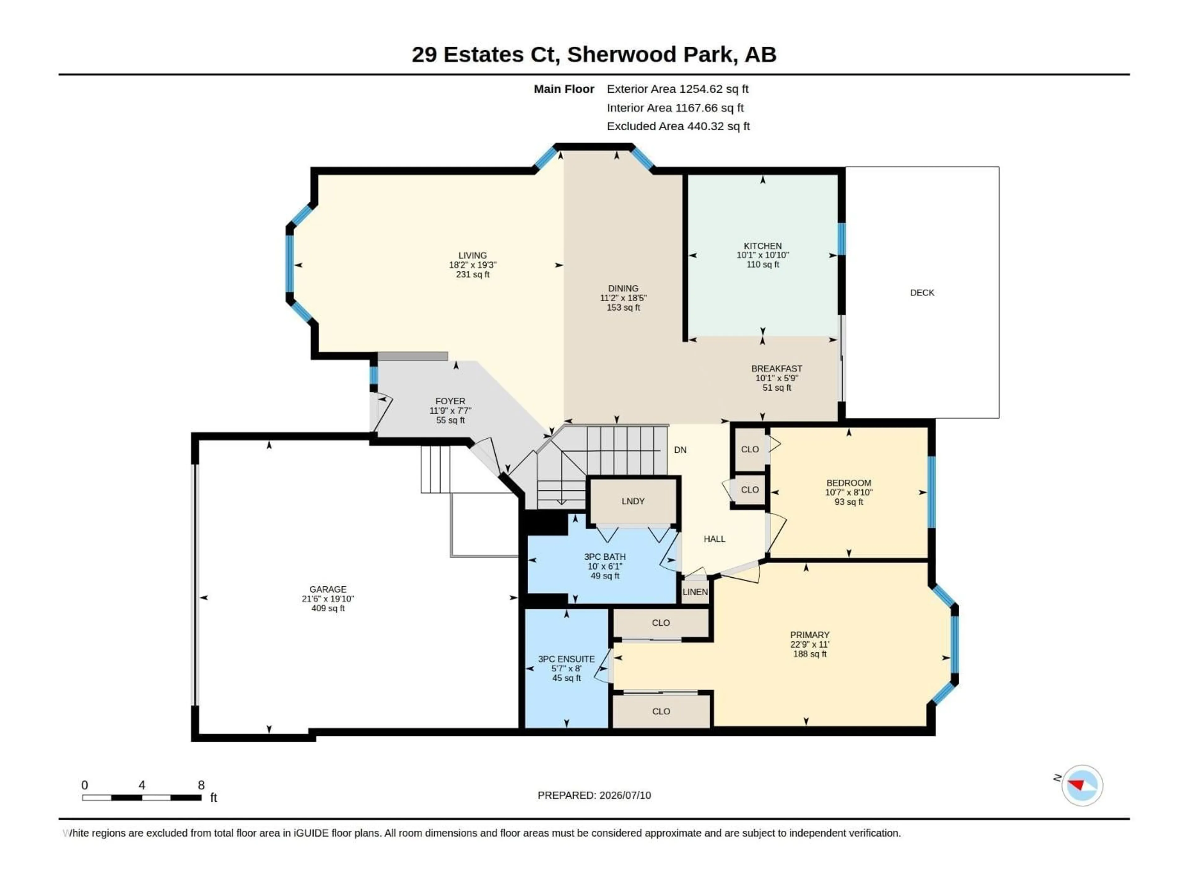 Floor plan for 29 ESTATES CT, Sherwood Park Alberta T8B1M9