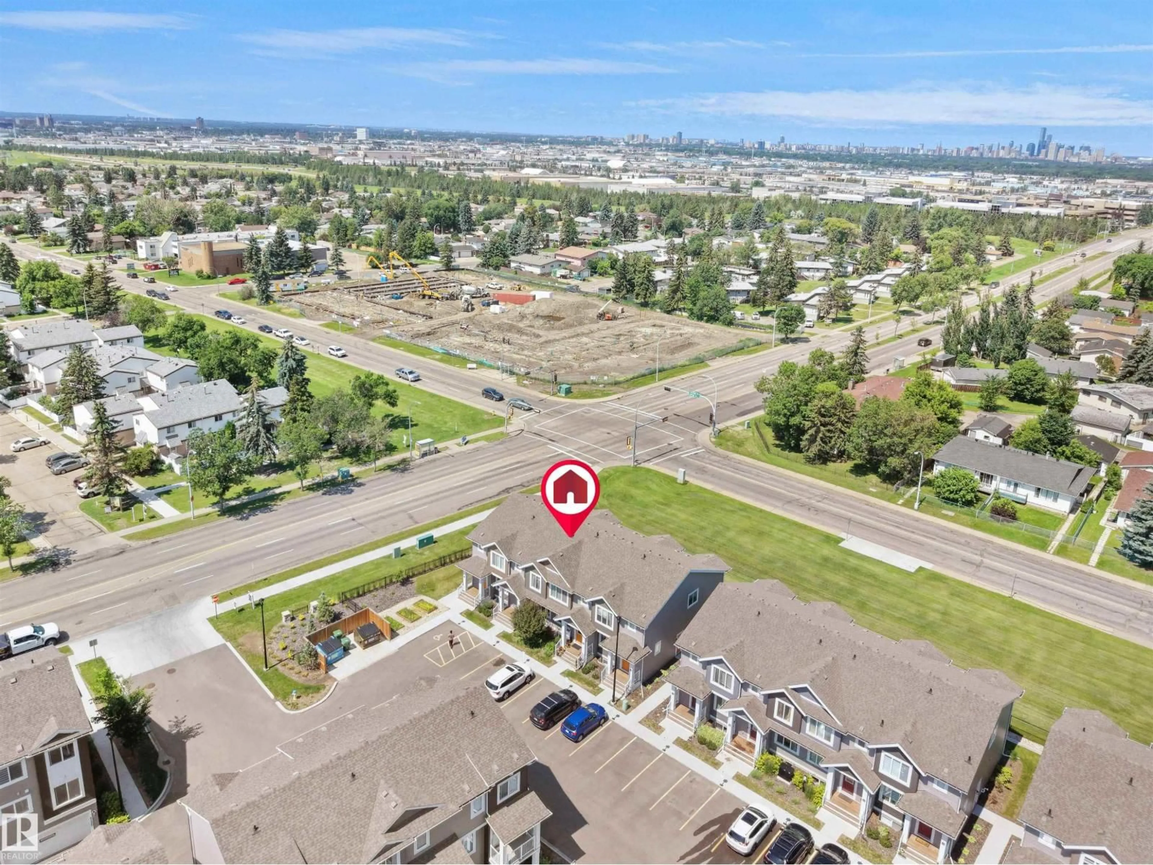 A pic from outside/outdoor area/front of a property/back of a property/a pic from drone, street for #30 - 4137 76 ST, Edmonton Alberta T6K1K8