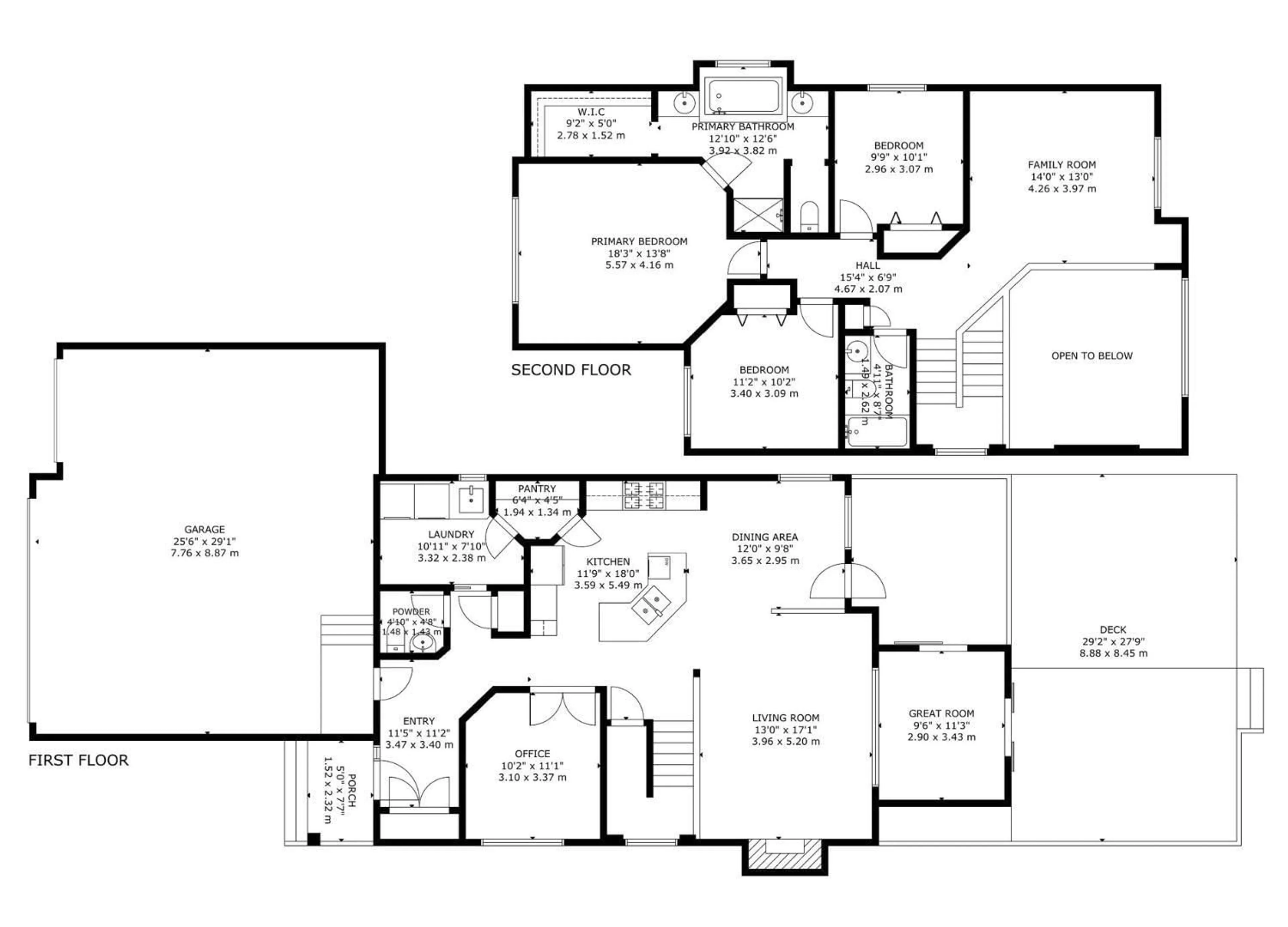 Floor plan for 21 HARTWICK WY, Spruce Grove Alberta T7X0A5