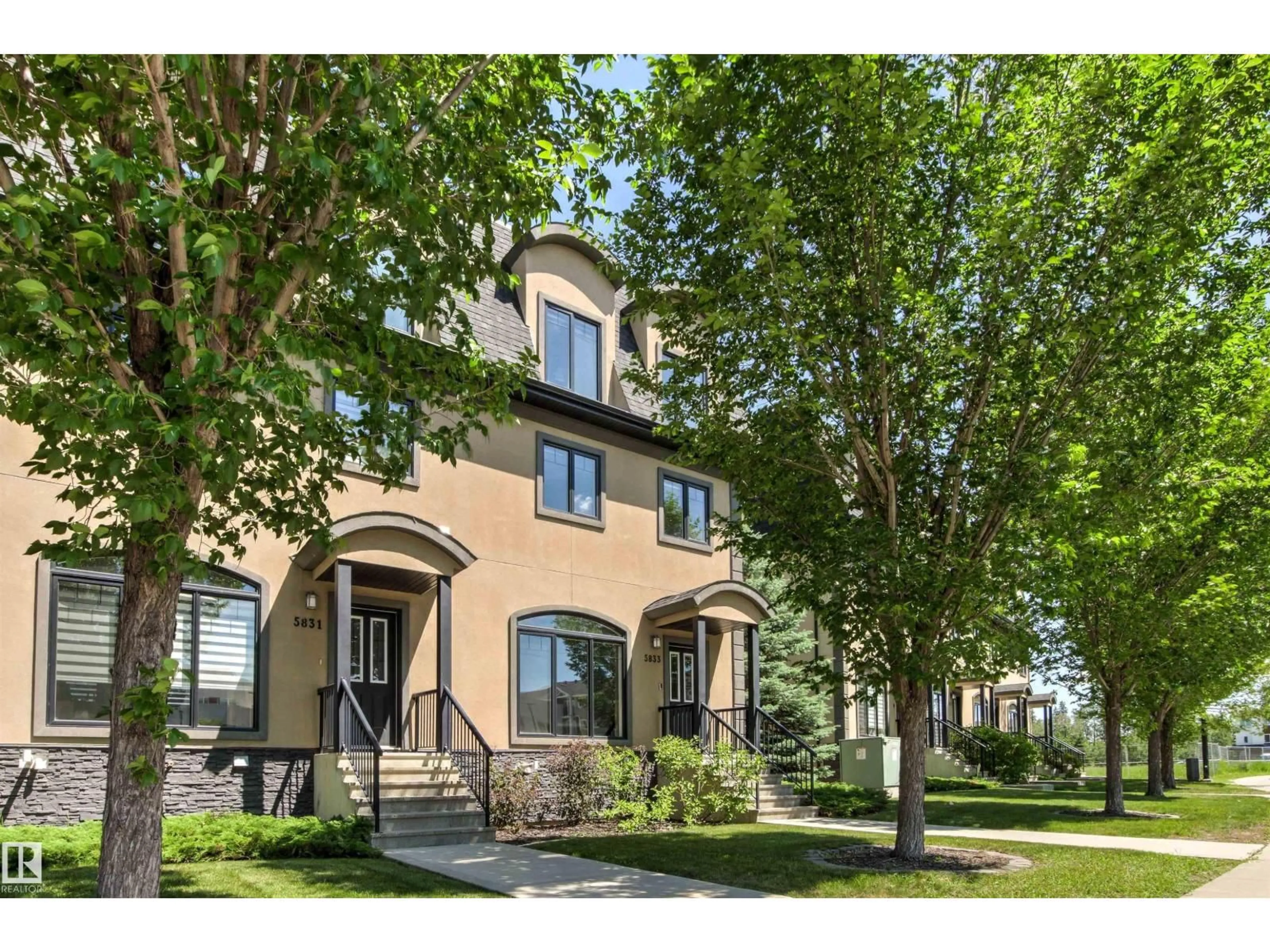 Home with brick exterior material, street for 5833 MULLEN PL, Edmonton Alberta T6R0R4
