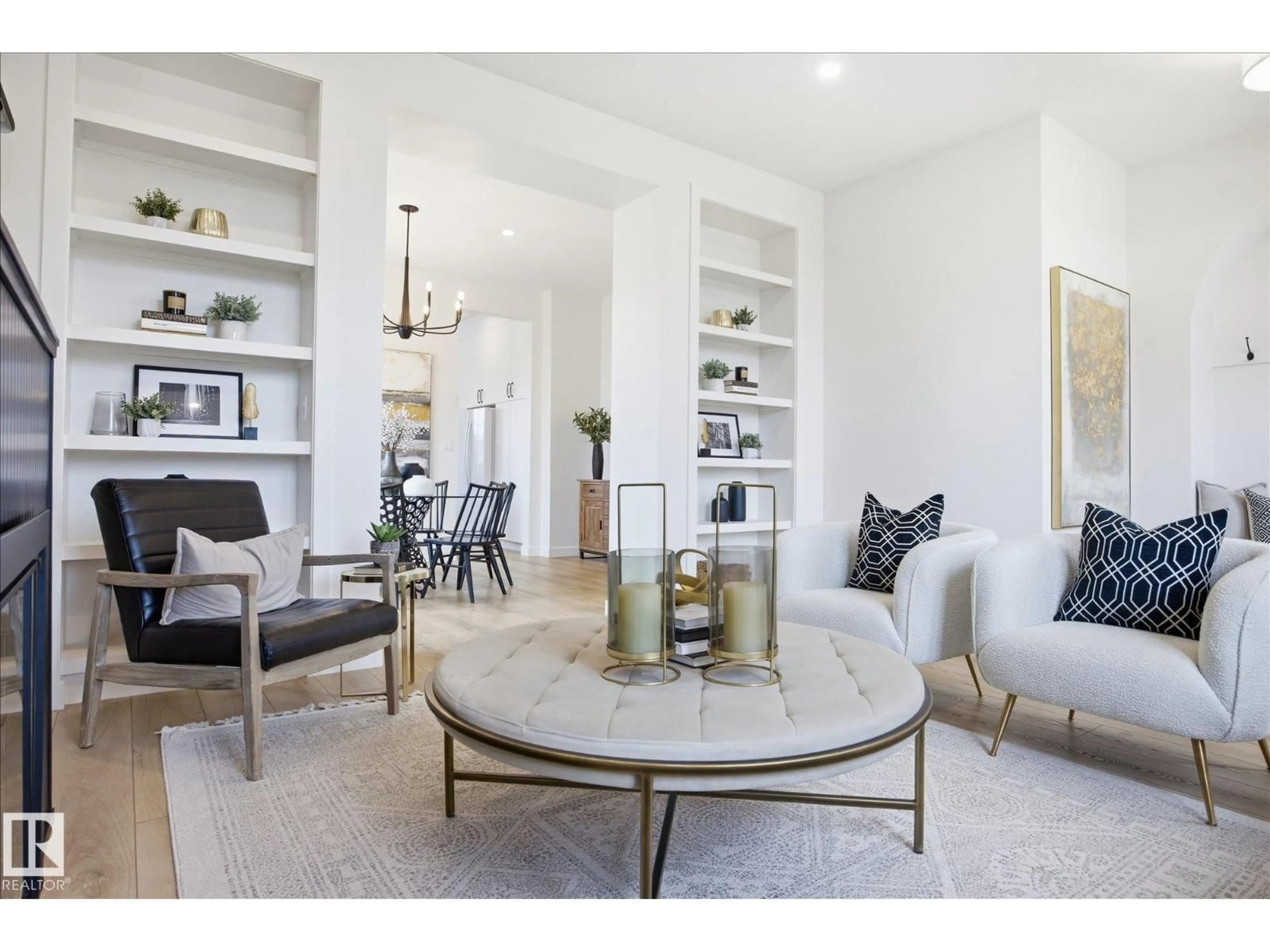 Living room with furniture, unknown for 9703 68 AV, Edmonton Alberta T6E0R3