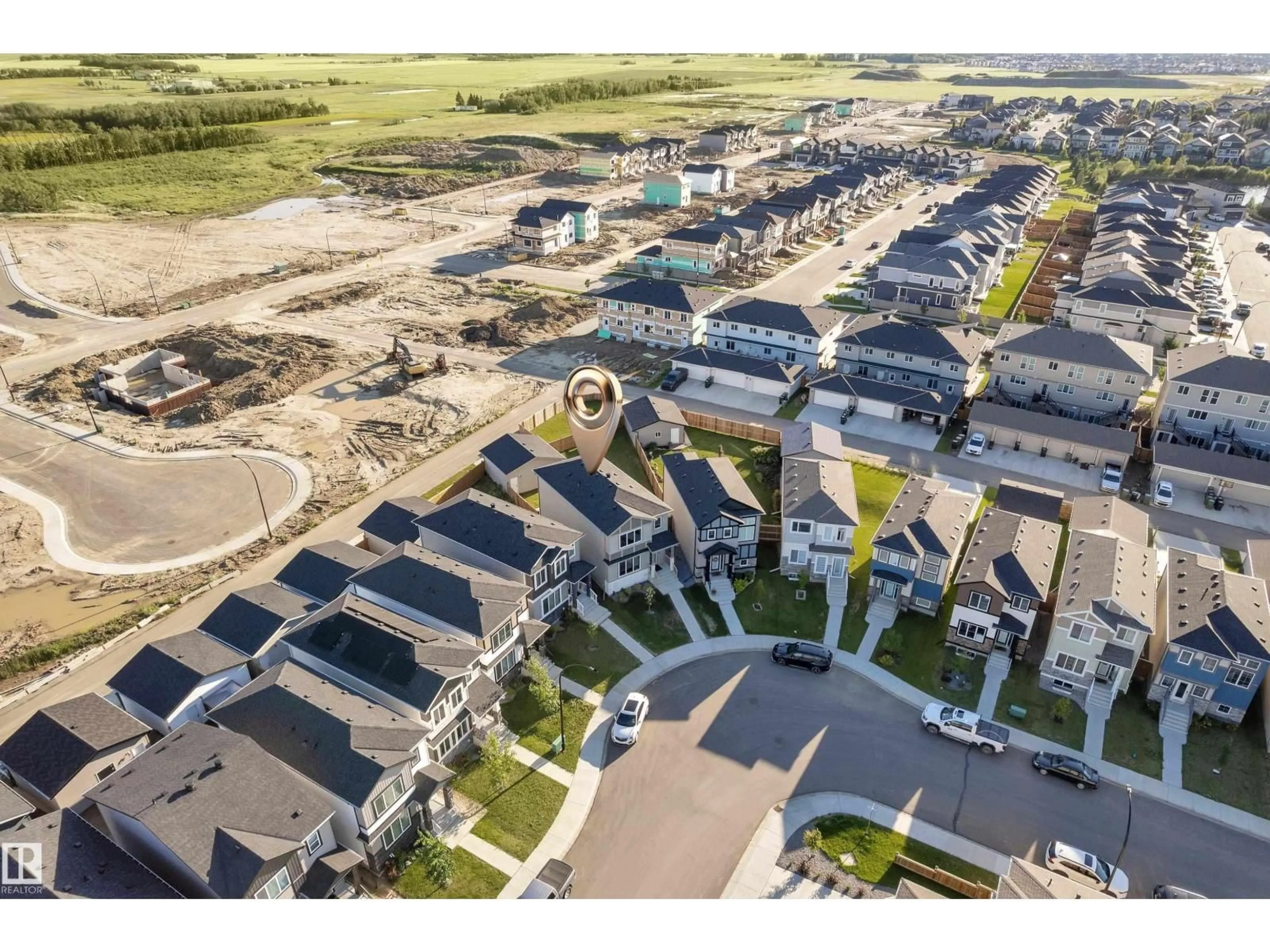 A pic from outside/outdoor area/front of a property/back of a property/a pic from drone, street for 248 ROLSTON WD, Leduc Alberta T9E1N1