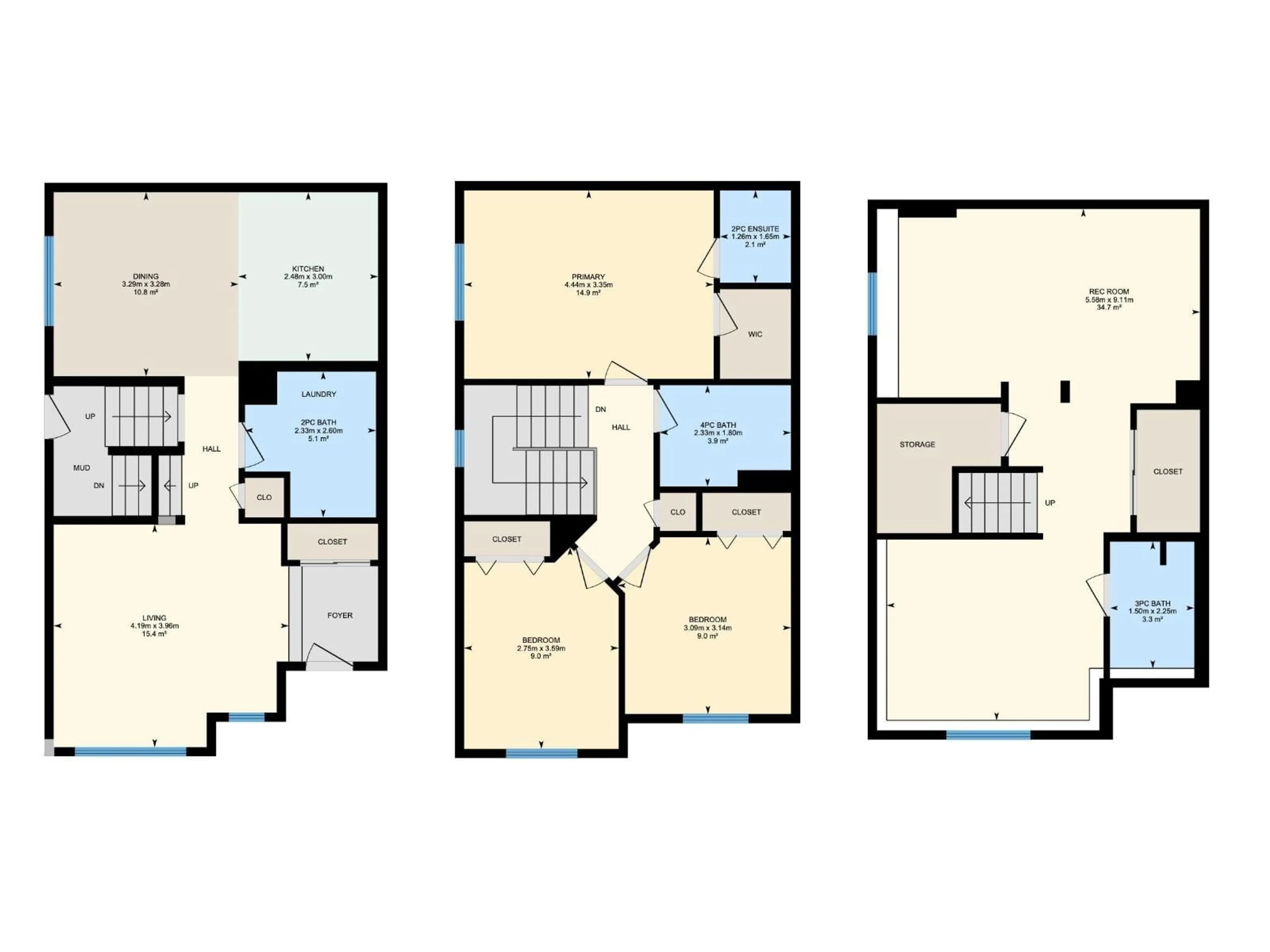 Floor plan for 2 - 5103 53 AV, Tofield Alberta T0B4J0