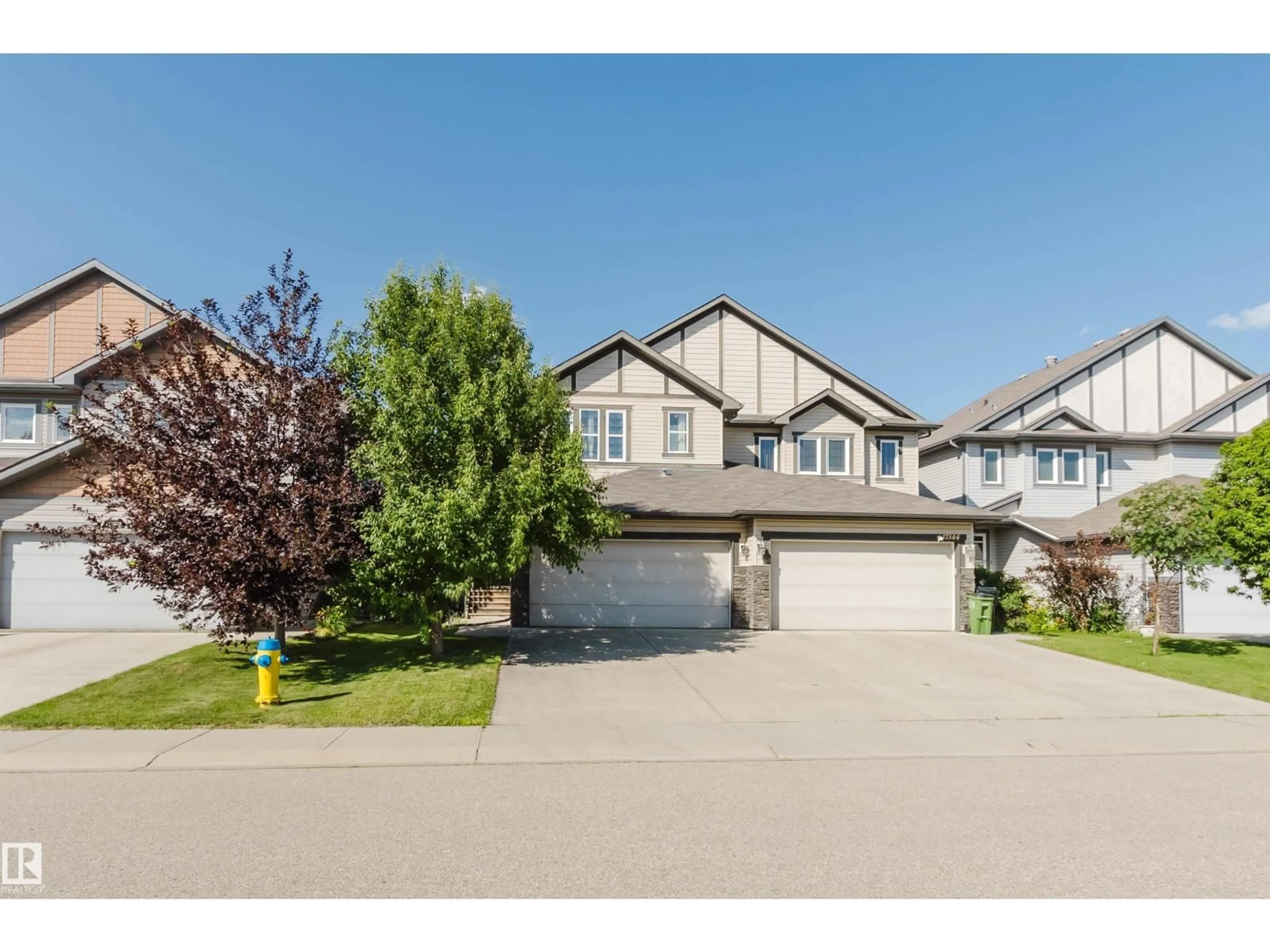 A pic from outside/outdoor area/front of a property/back of a property/a pic from drone, street for 17348 6 AV, Edmonton Alberta T6W2A7