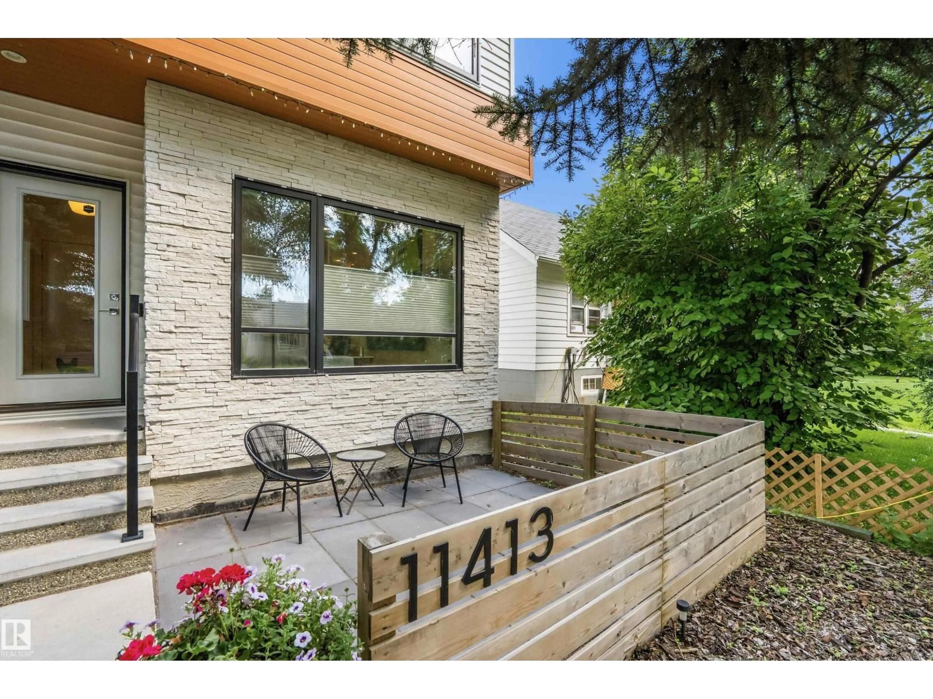Patio, street for NW - 11413 126 ST, Edmonton Alberta T5M0R7