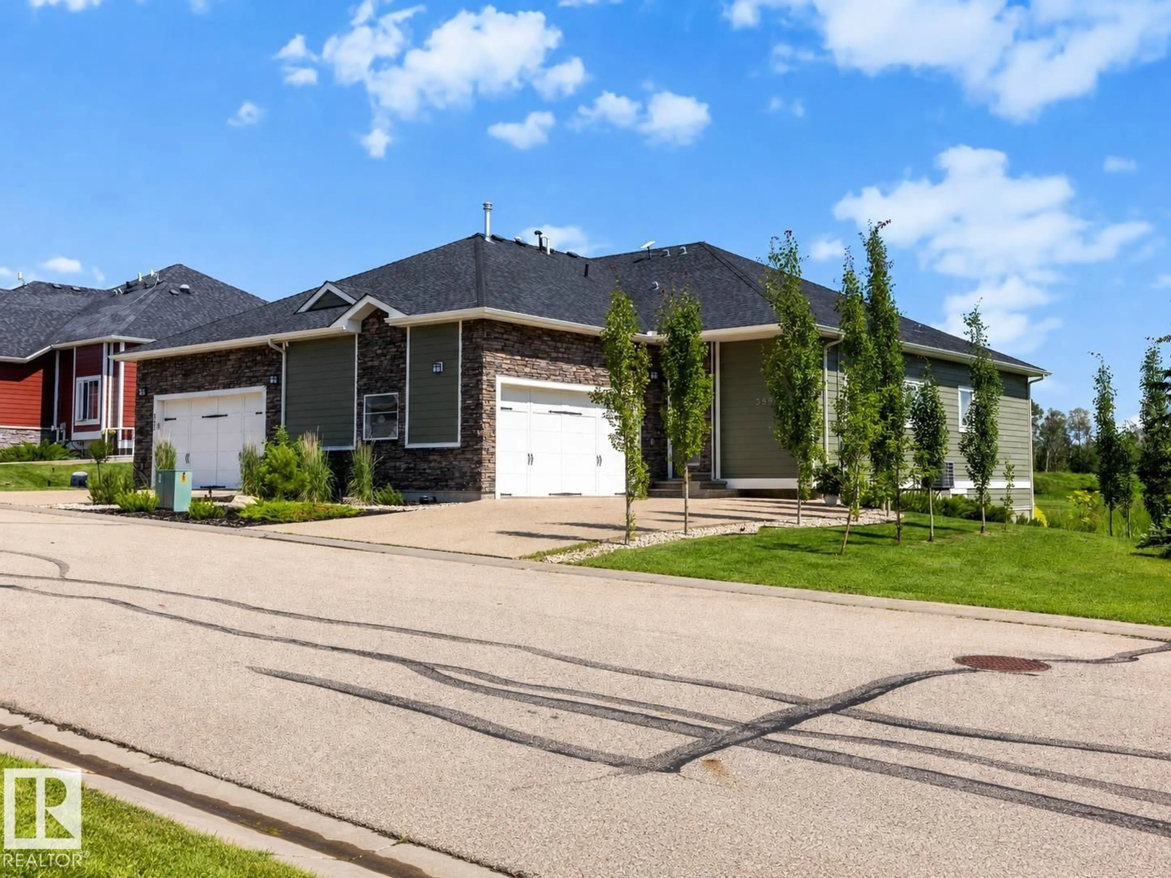 Home with brick exterior material, street for 51101 - 355 RGE ROAD 222 RGE ROAD, Rural Strathcona County Alberta T8C1G9