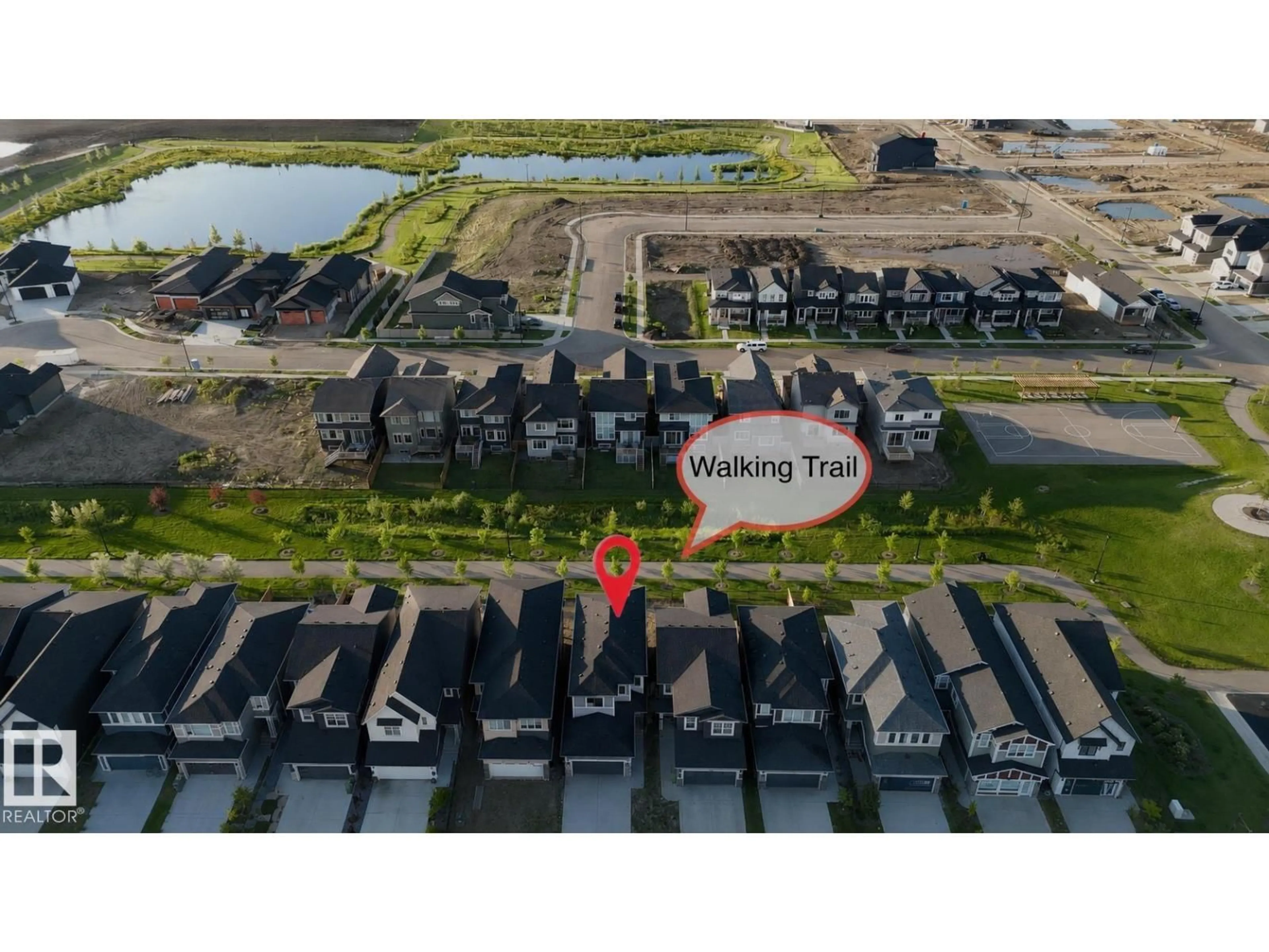 A pic from outside/outdoor area/front of a property/back of a property/a pic from drone, unknown for 7122 52 AVE, Beaumont Alberta T4X2Z8