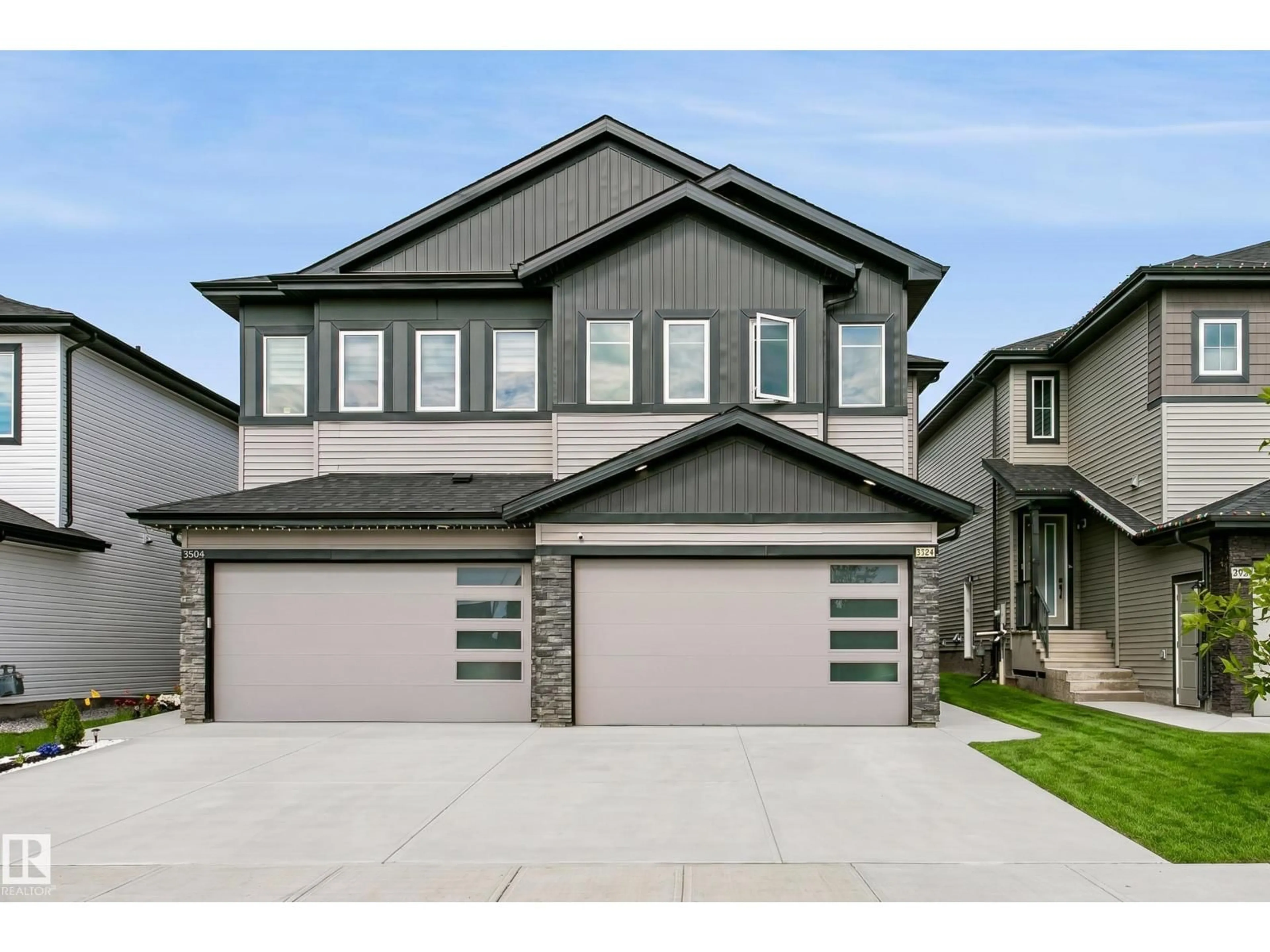Home with vinyl exterior material, street for 3506 66 ST, Beaumont Alberta T4X2Z5