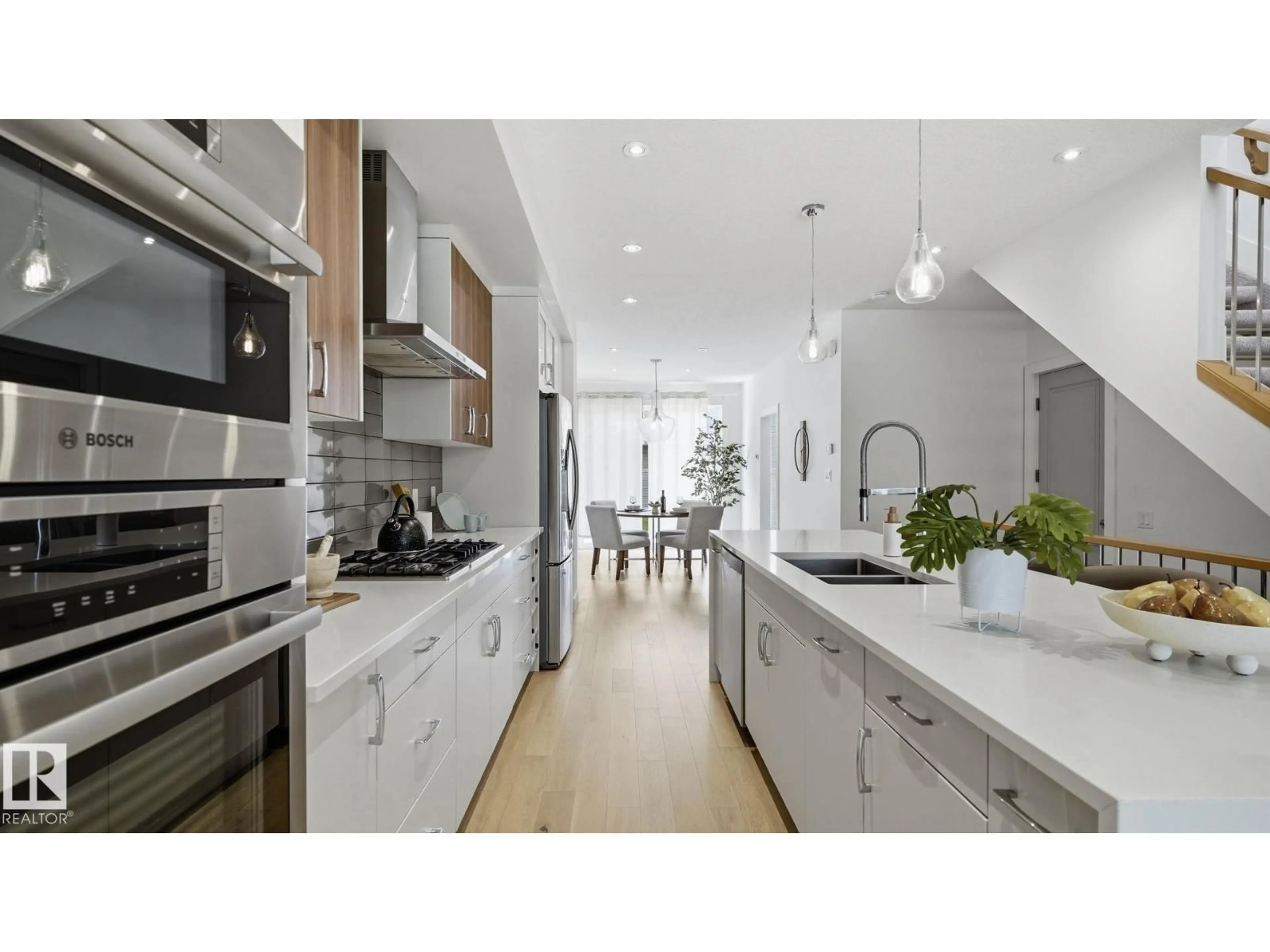 Open concept kitchen, unknown for NW - 10964 123 ST, Edmonton Alberta T5M0E2