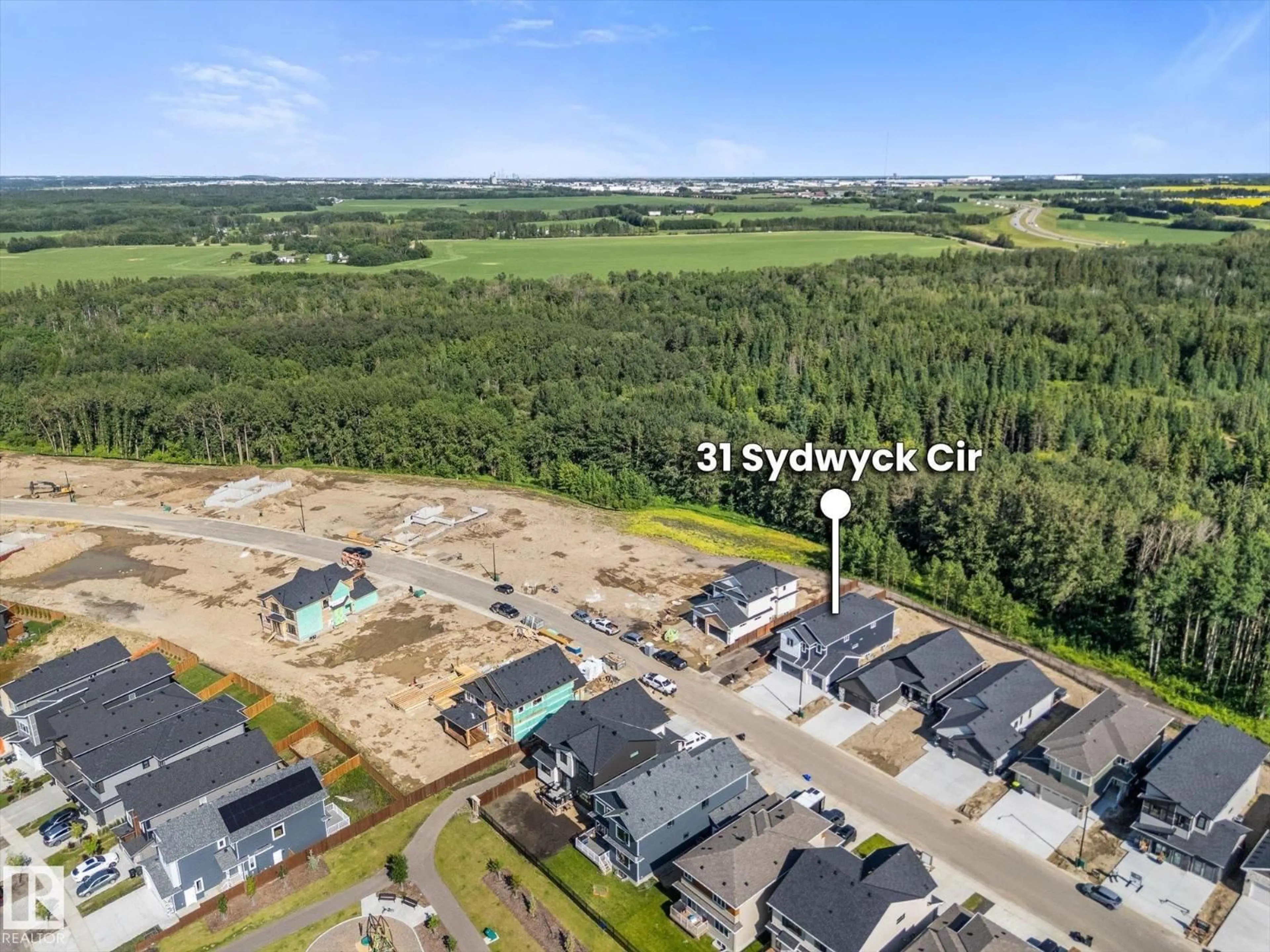 A pic from outside/outdoor area/front of a property/back of a property/a pic from drone, unknown for 31 SYDWYCK CI, Spruce Grove Alberta T7X4C9