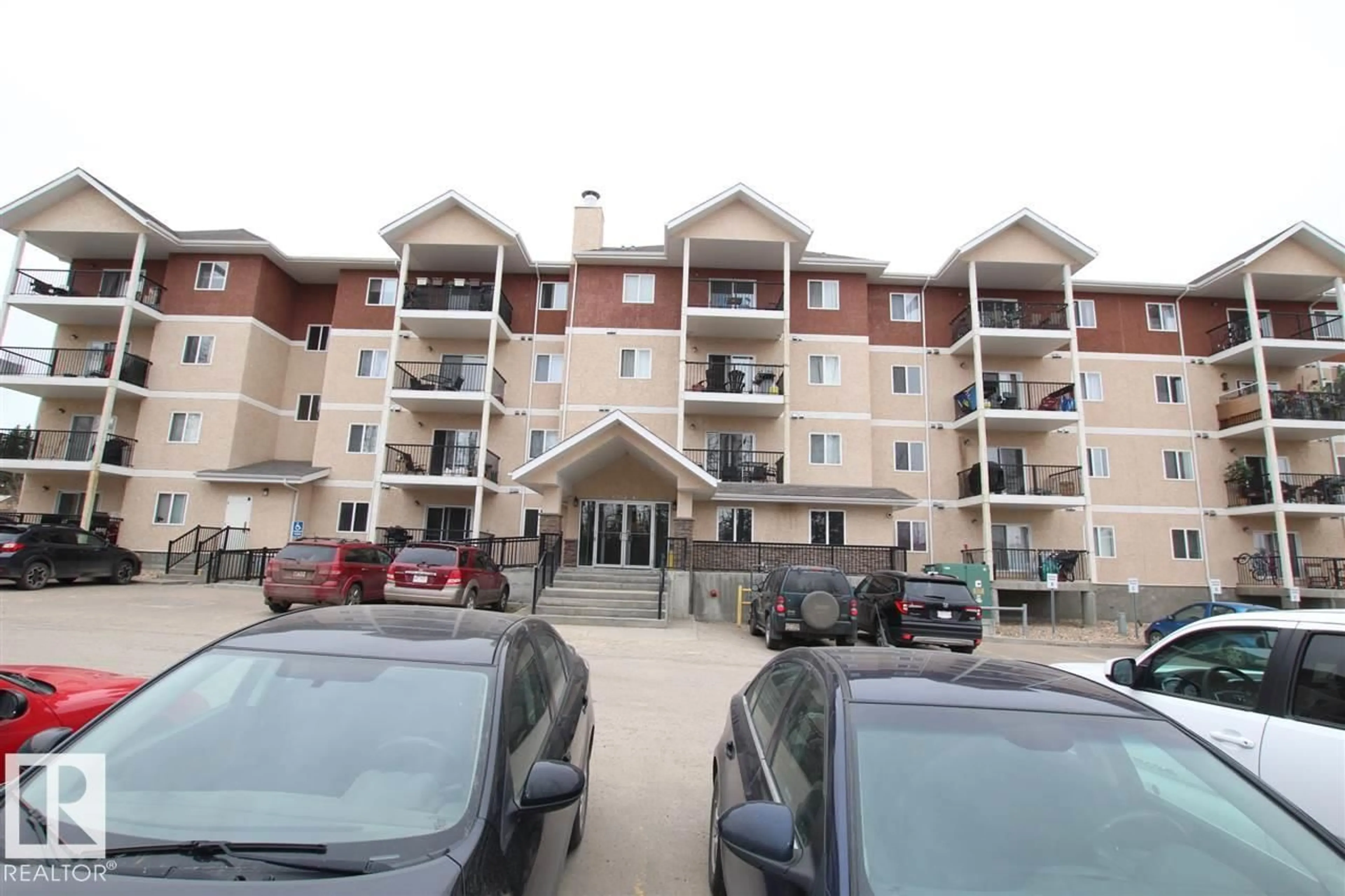 A pic from outside/outdoor area/front of a property/back of a property/a pic from drone, unknown for 106 - 4903 47 AV, Stony Plain Alberta T7Z0C6