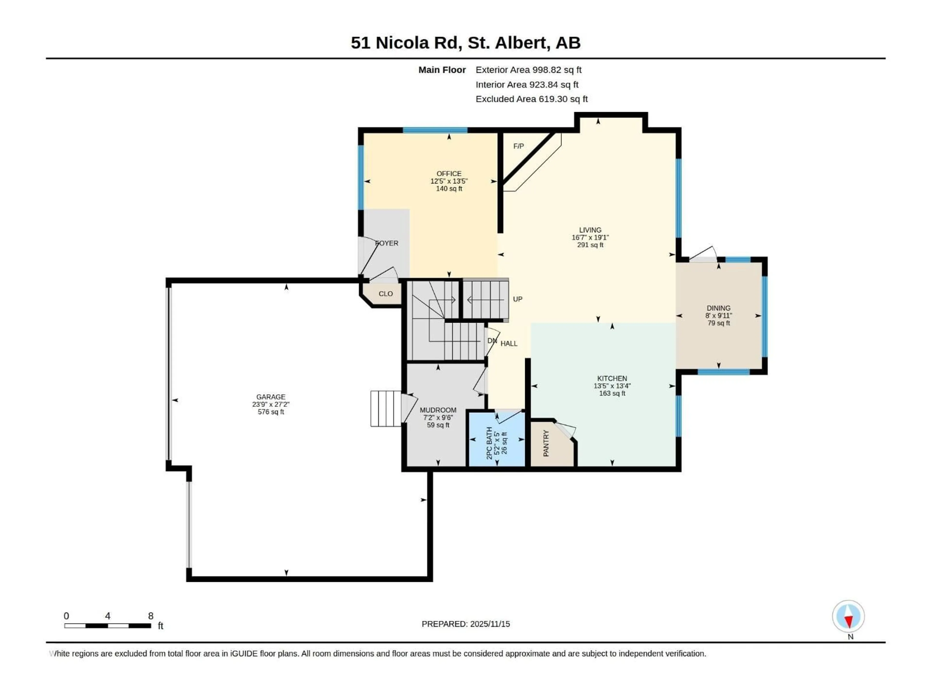 Floor plan for 51 NICOLA RD, St. Albert Alberta T8N7M7