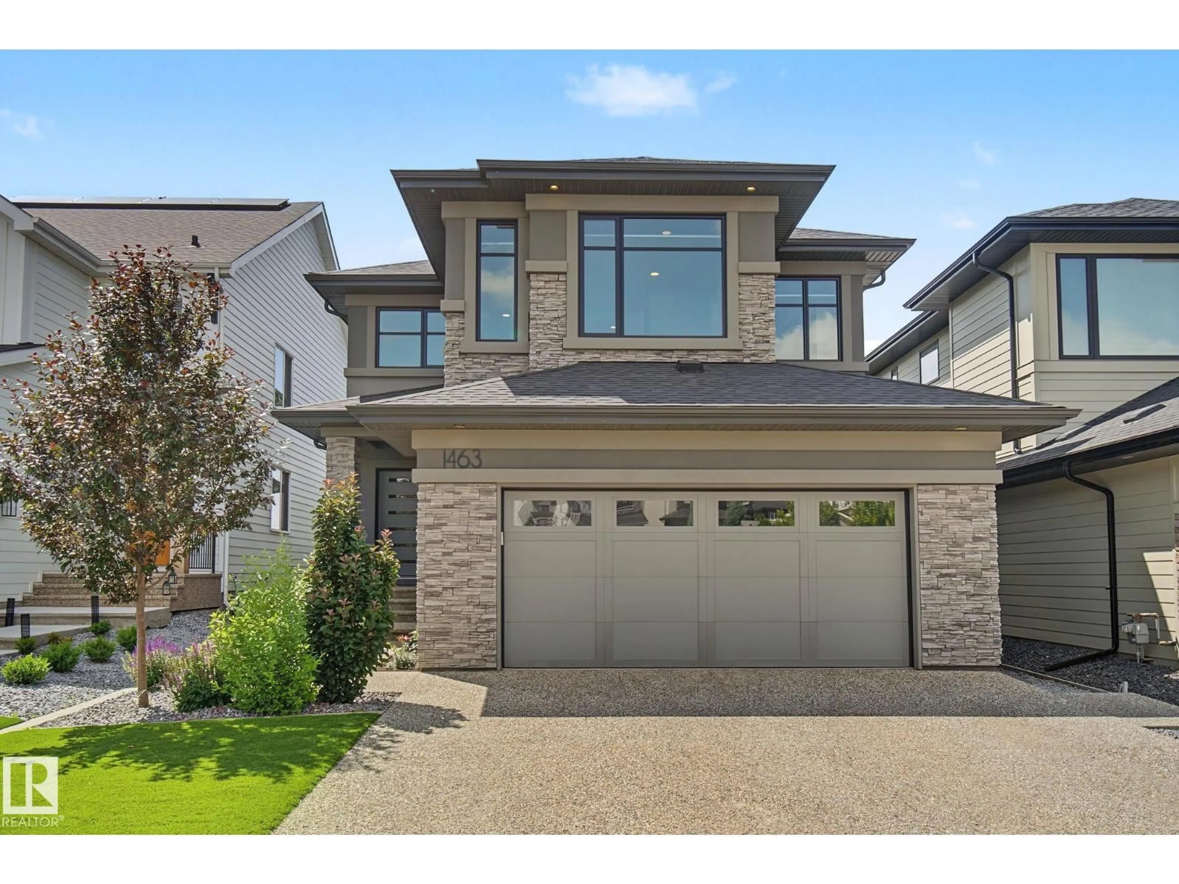 Home with brick exterior material, street for 1463 HOWES CR, Edmonton Alberta T6W4G6