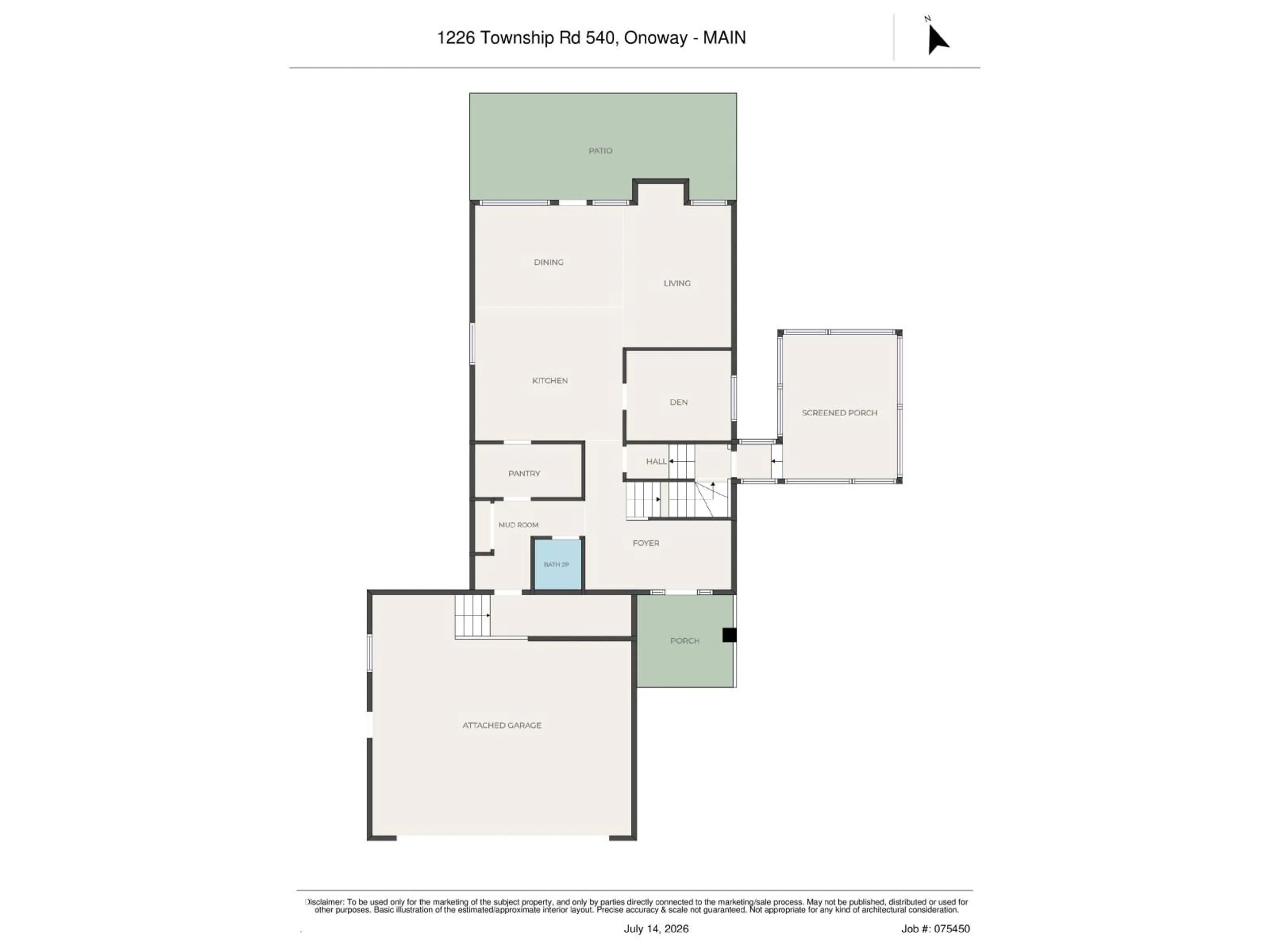 Floor plan for 1226 TWP ROAD 540, Rural Parkland County Alberta T7Y0H8