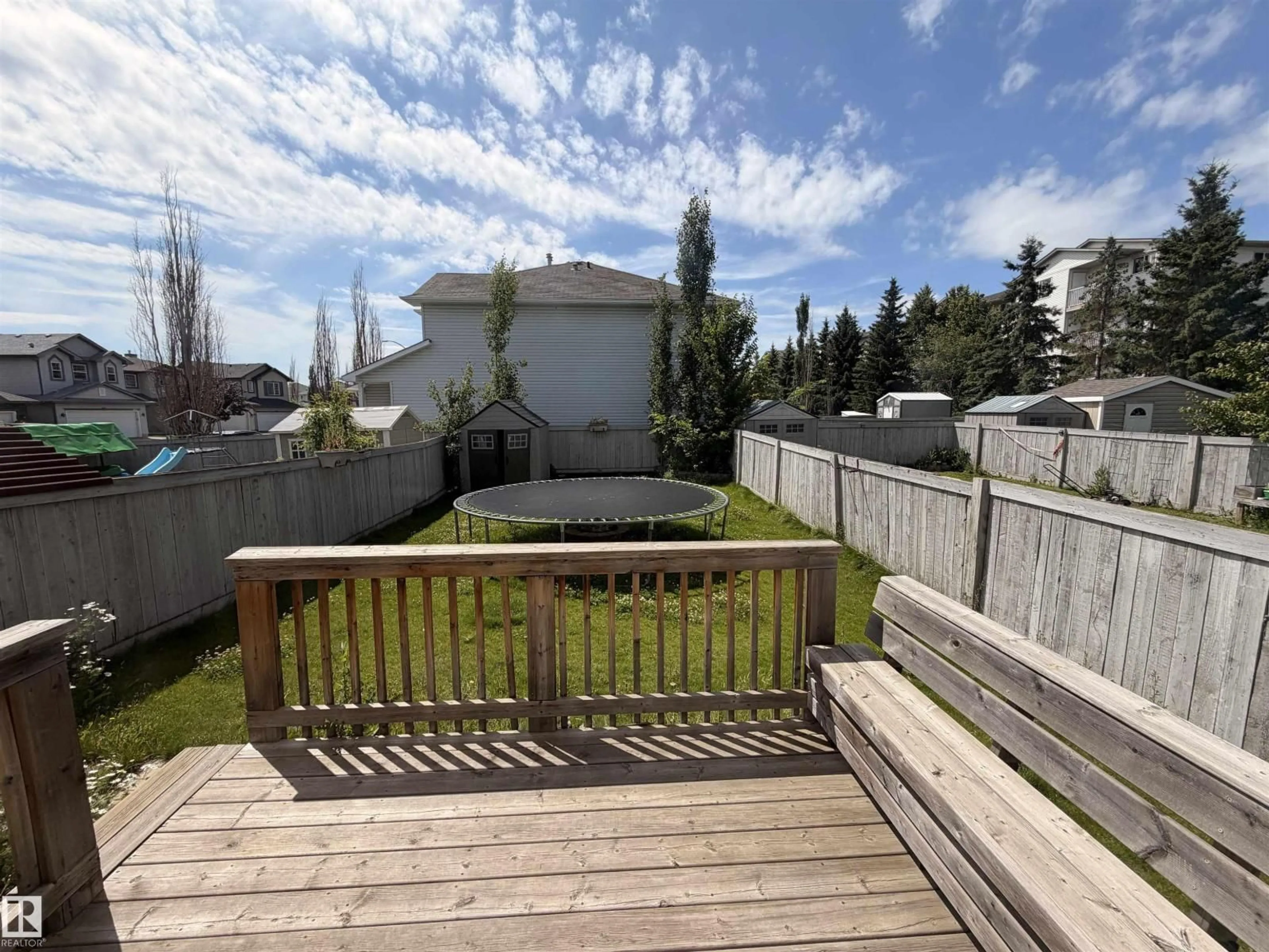 Patio, water/lake/river/ocean view for NW - 13834 37 ST, Edmonton Alberta T5Y3G5